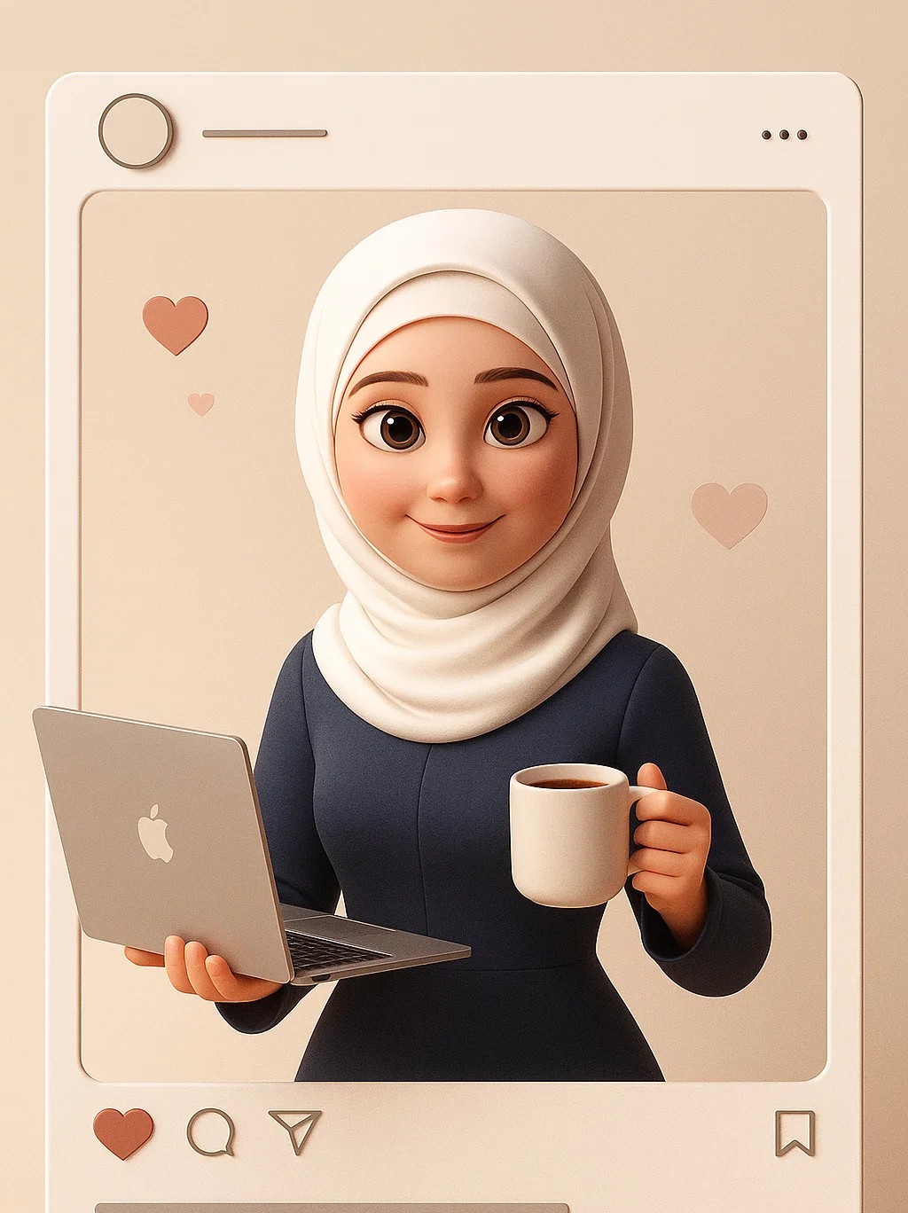 Portrait of portfolio creator