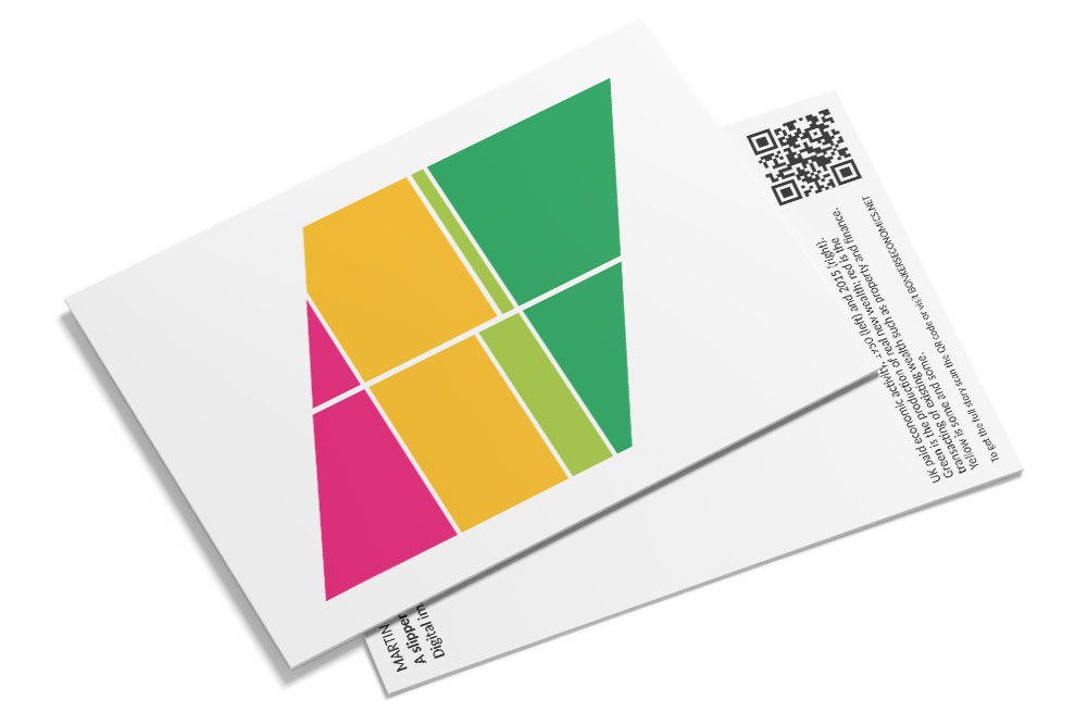 A slippery slope postcard
