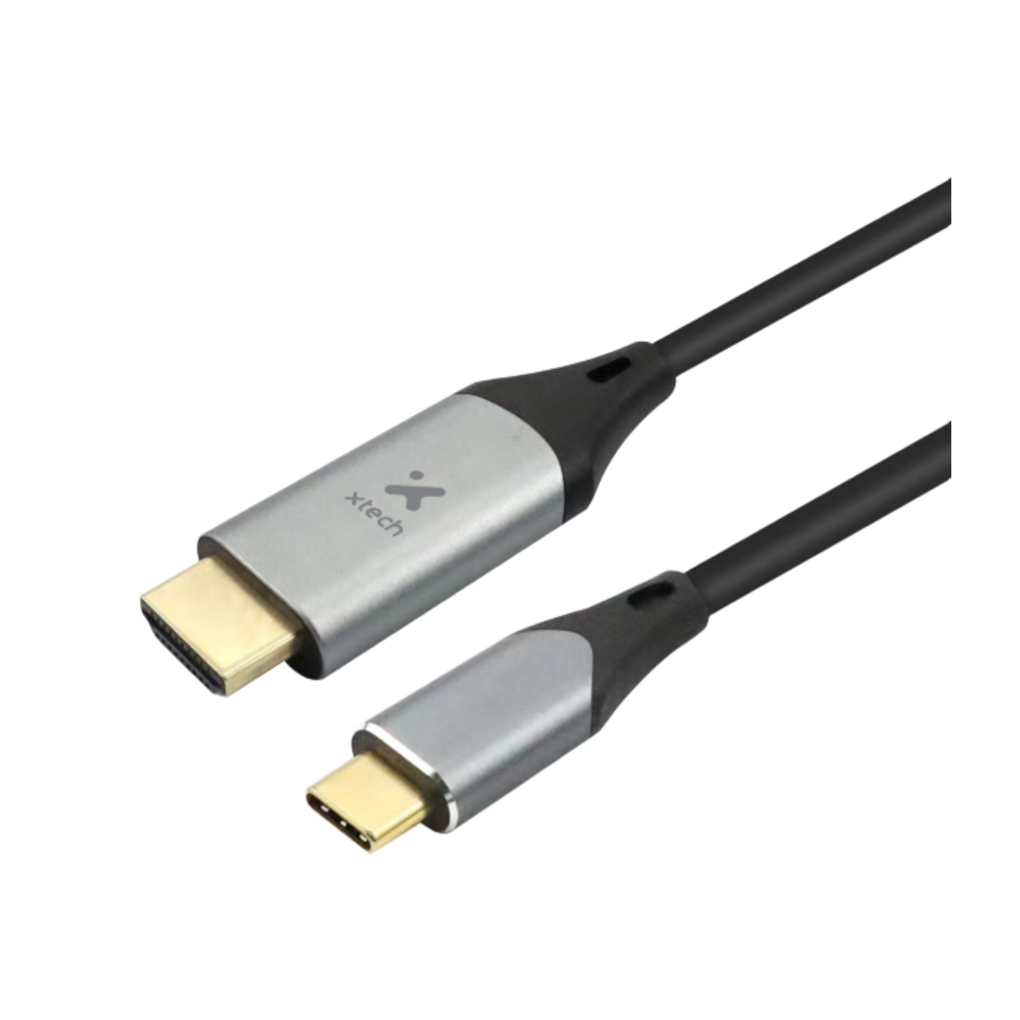 Empaque del cable USB-C a HDMI Xtech XTC-546 de 1.8 m compatible con resolución 4K