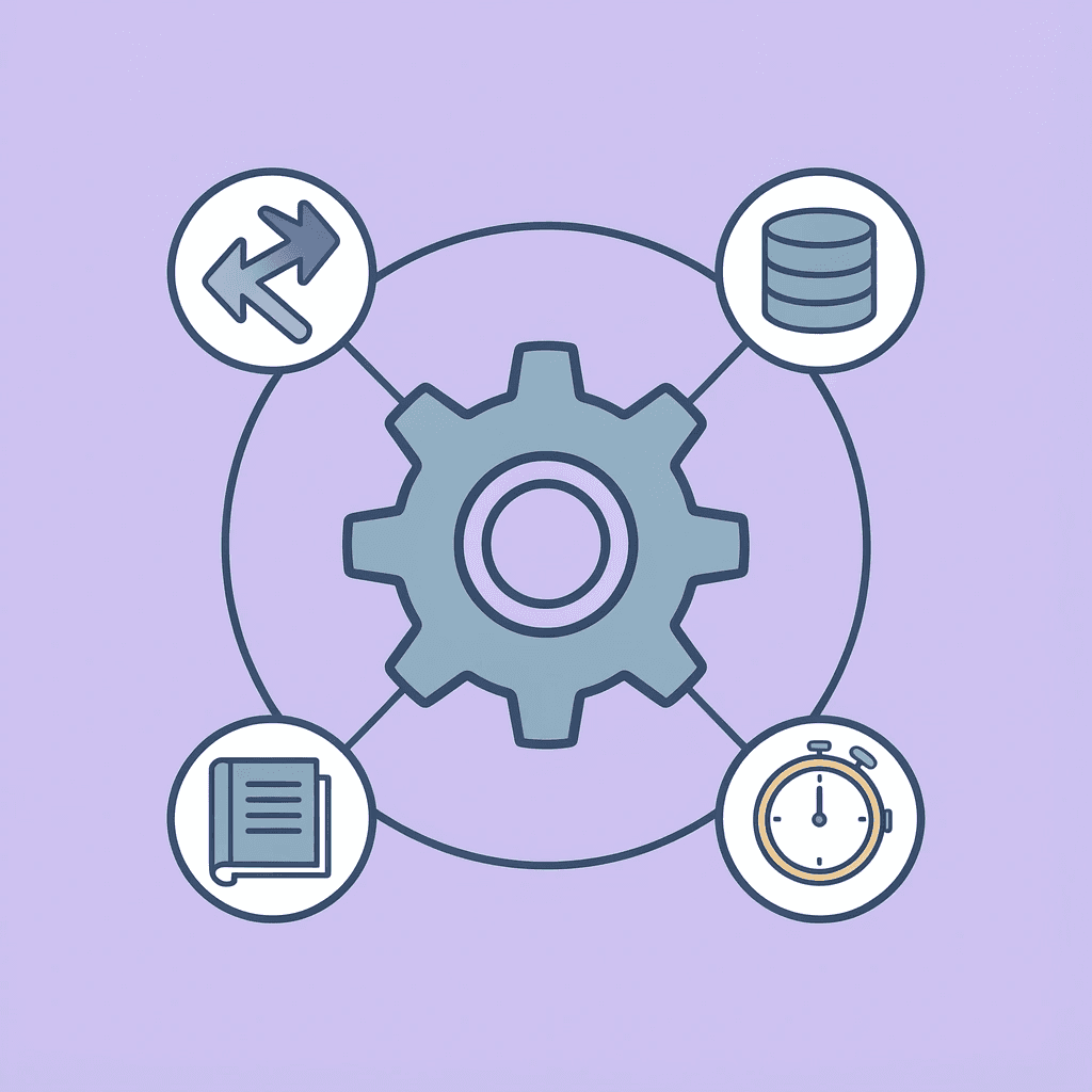 Central Tray.io hub connected to various business systems like CRM, email marketing, and other platforms