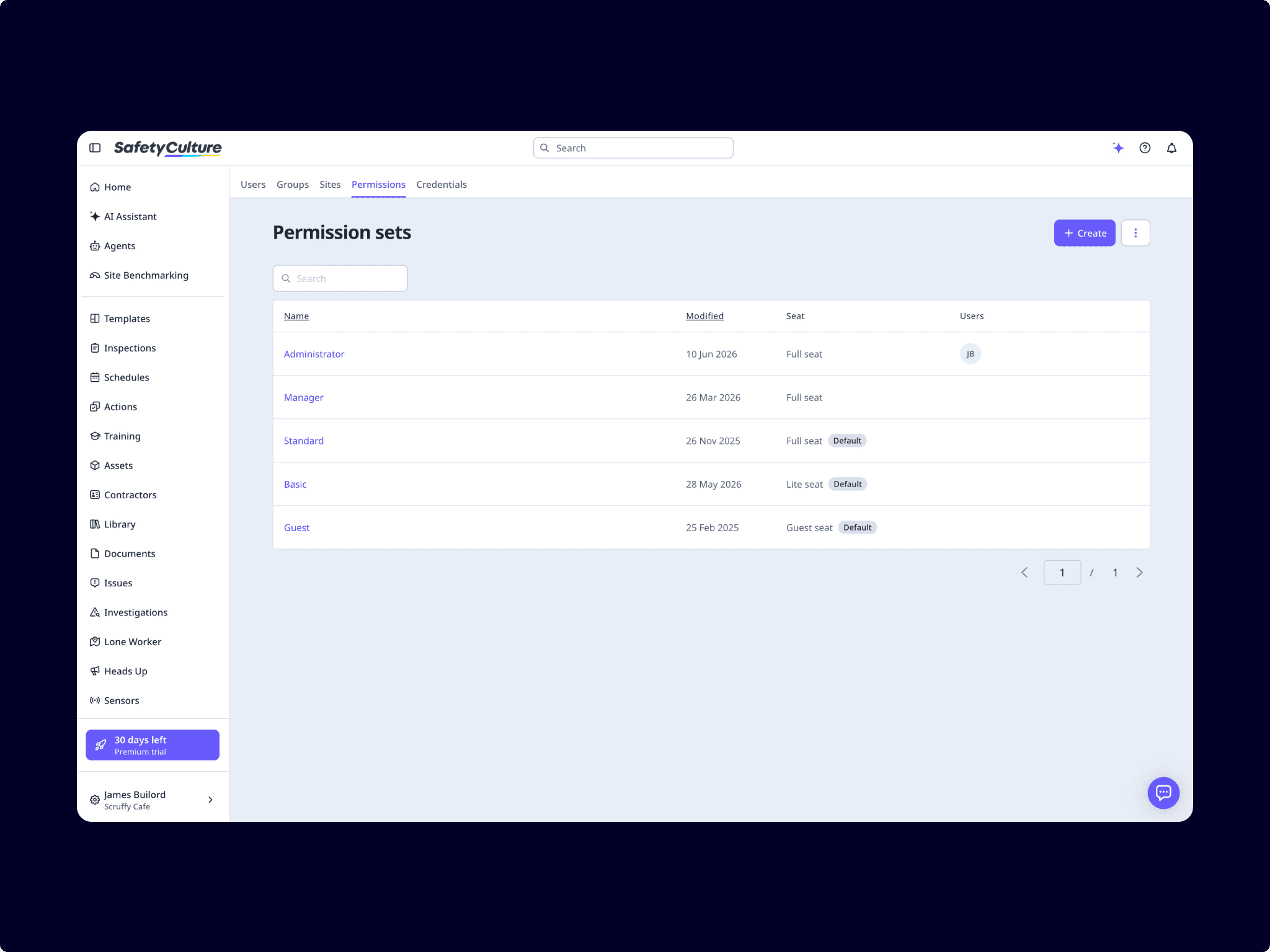 SafetyCulture product interface showing user onboarding improvements