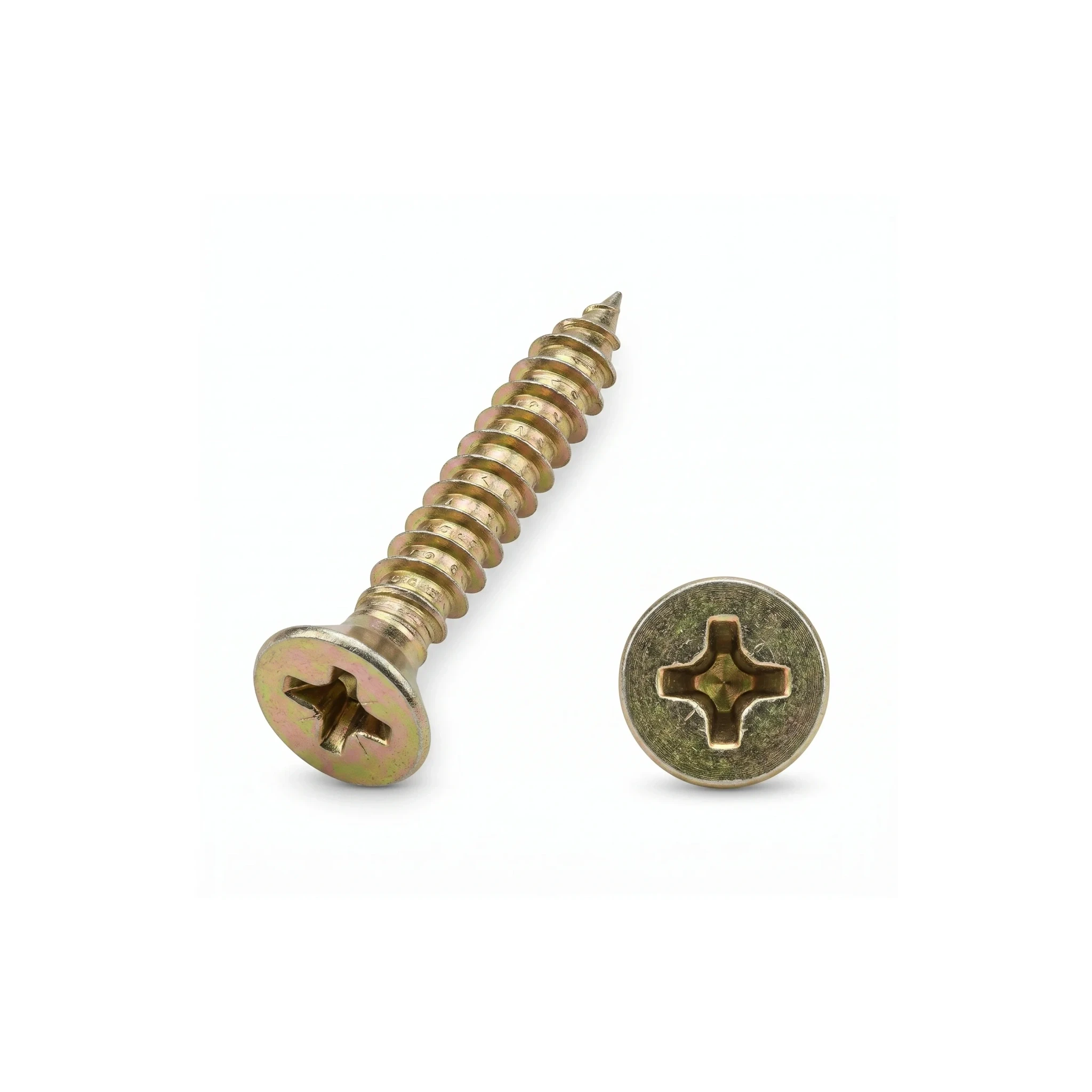 #6 x 1-5/8 in Yellow Exterior Screw available from Capital Lumber in Boise, Idaho