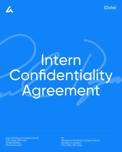 Intern Confidentiality Agreement
