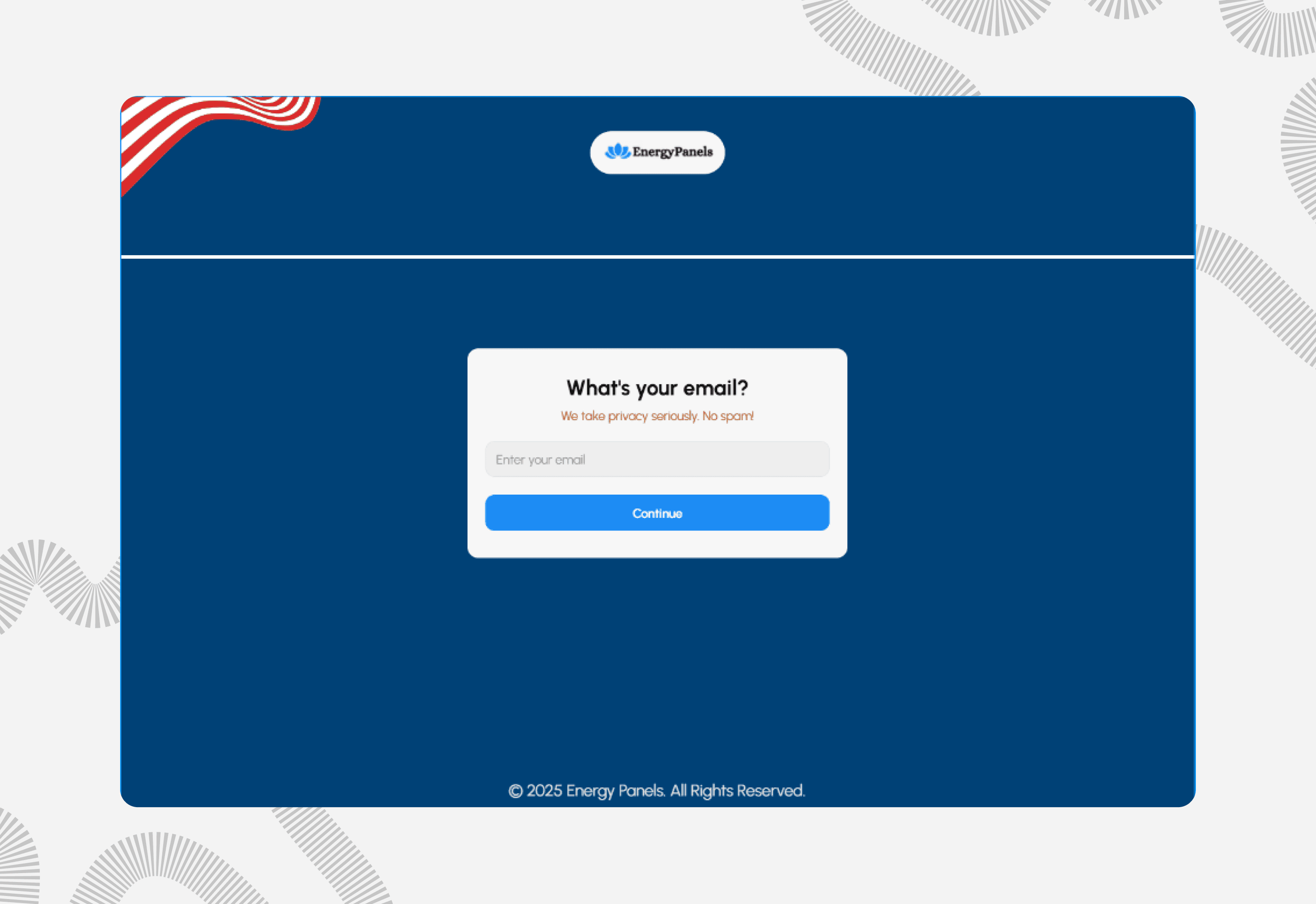 energy panels - email