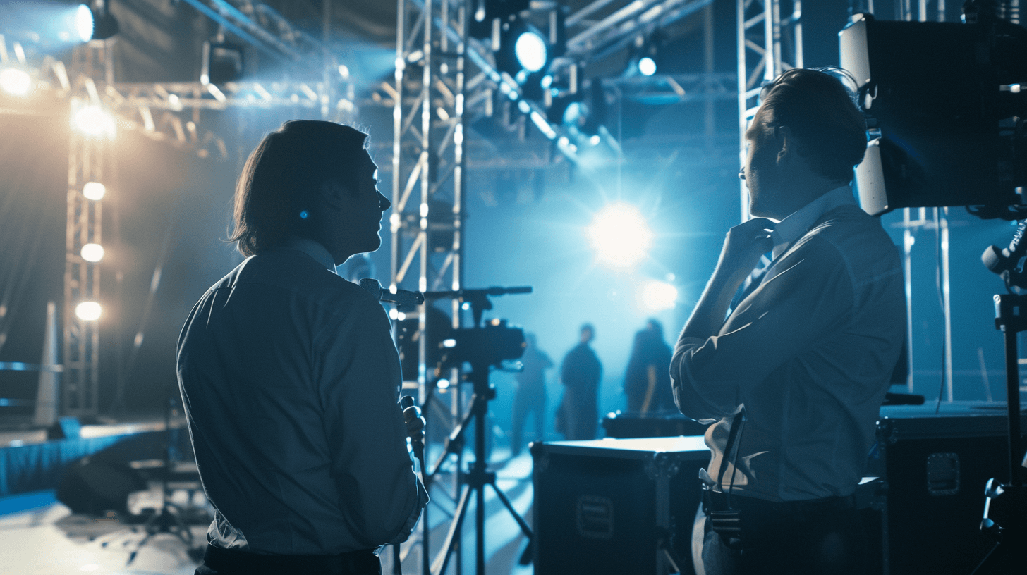 man wearing gray polo shirt beside dry-erase board
