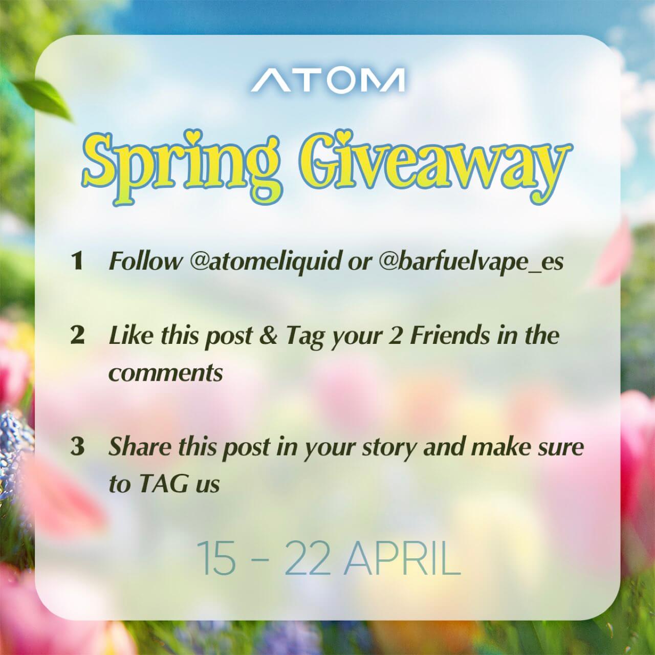 Atom Spring Giveaway