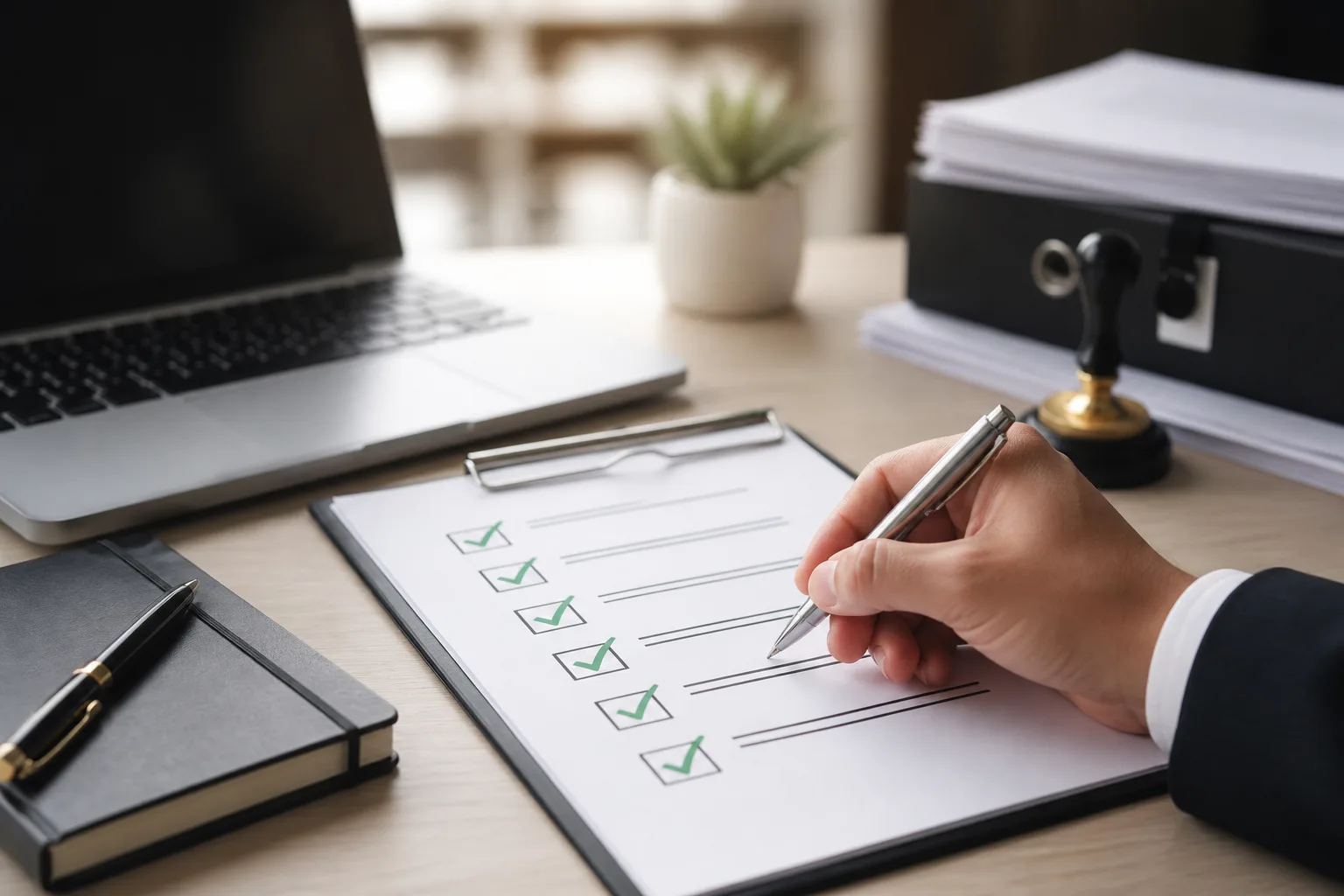 Company Compliance Checklist After Incorporation in Dubai beside a Dubai trade license document and a