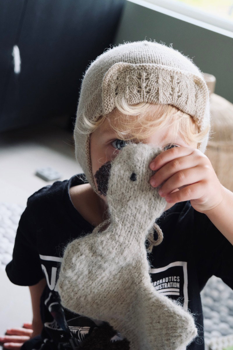 EikebladPilotlue Tynn knitting pattern by Knittingforafriend