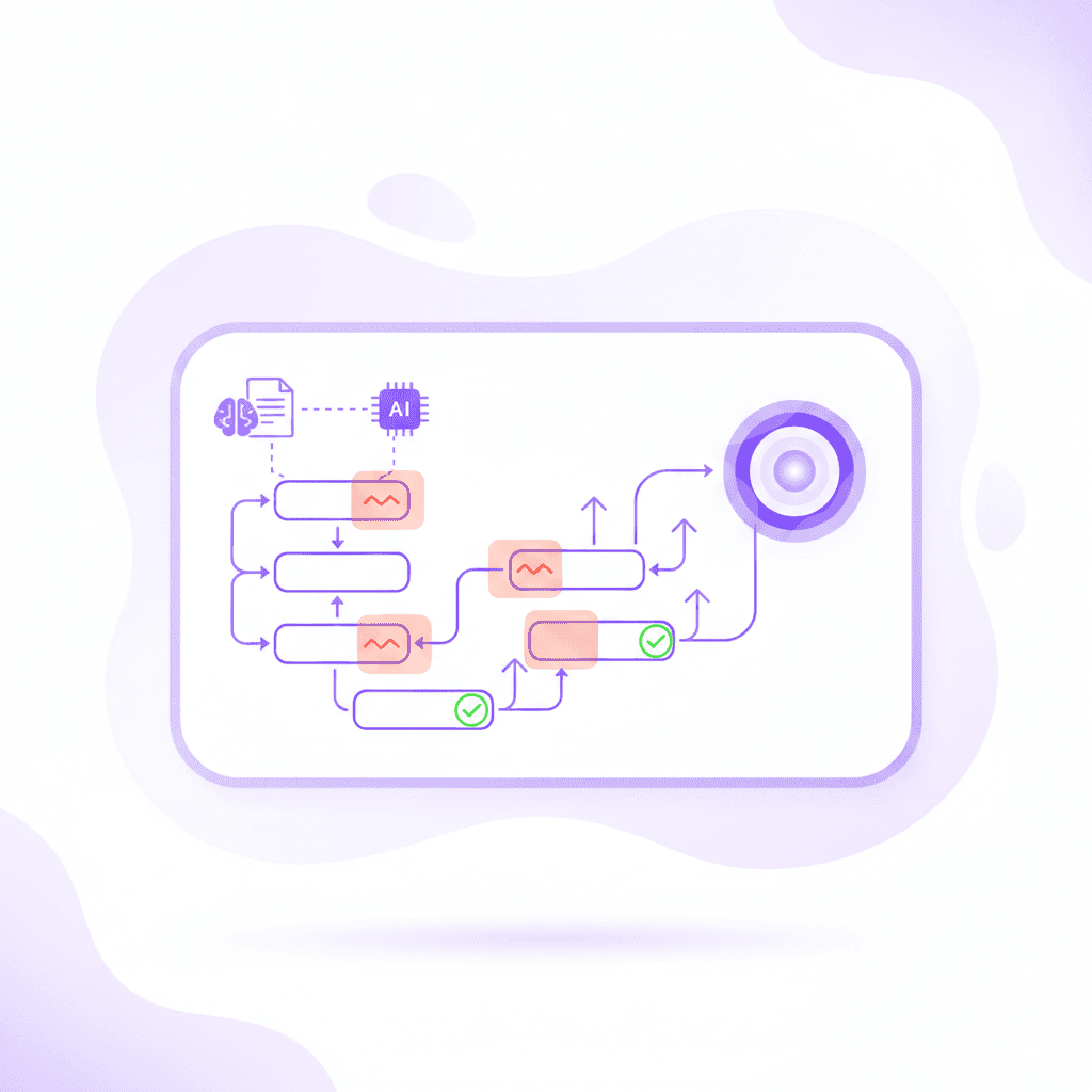 Live AI tutor providing visual feedback on a math problem