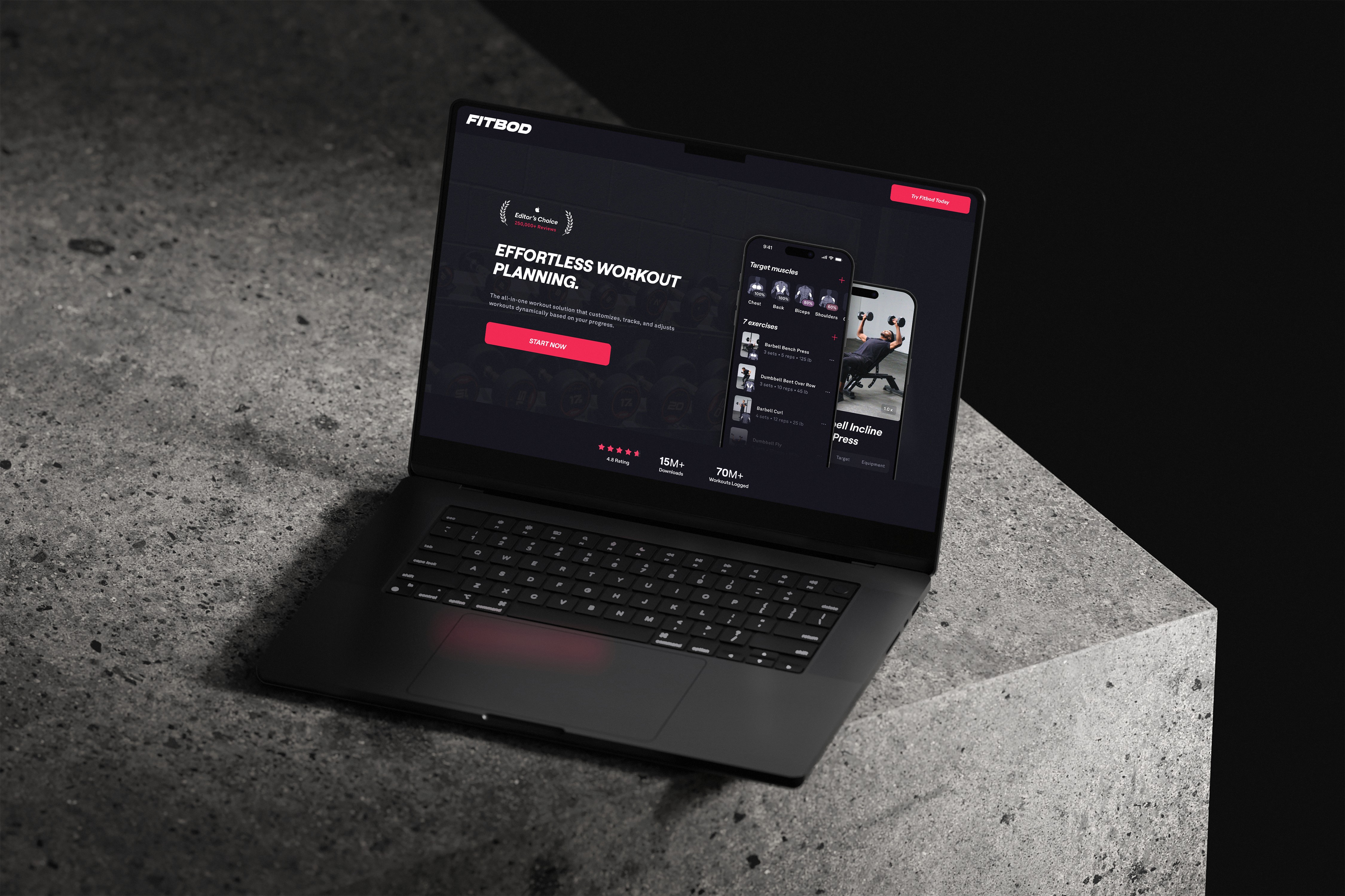 A two screens from the hair salon website