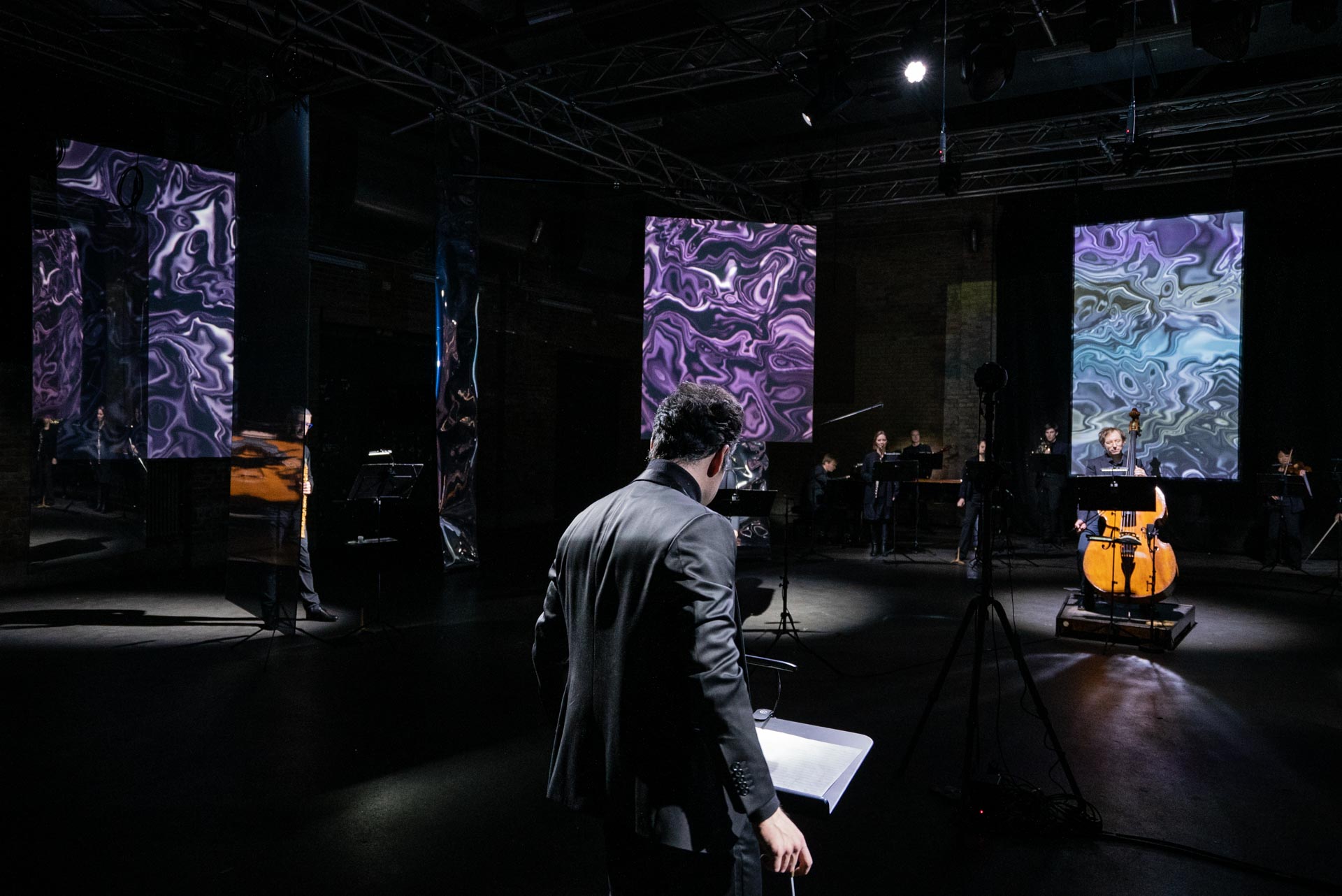 Reflect - augmented 360° interactive performance installation