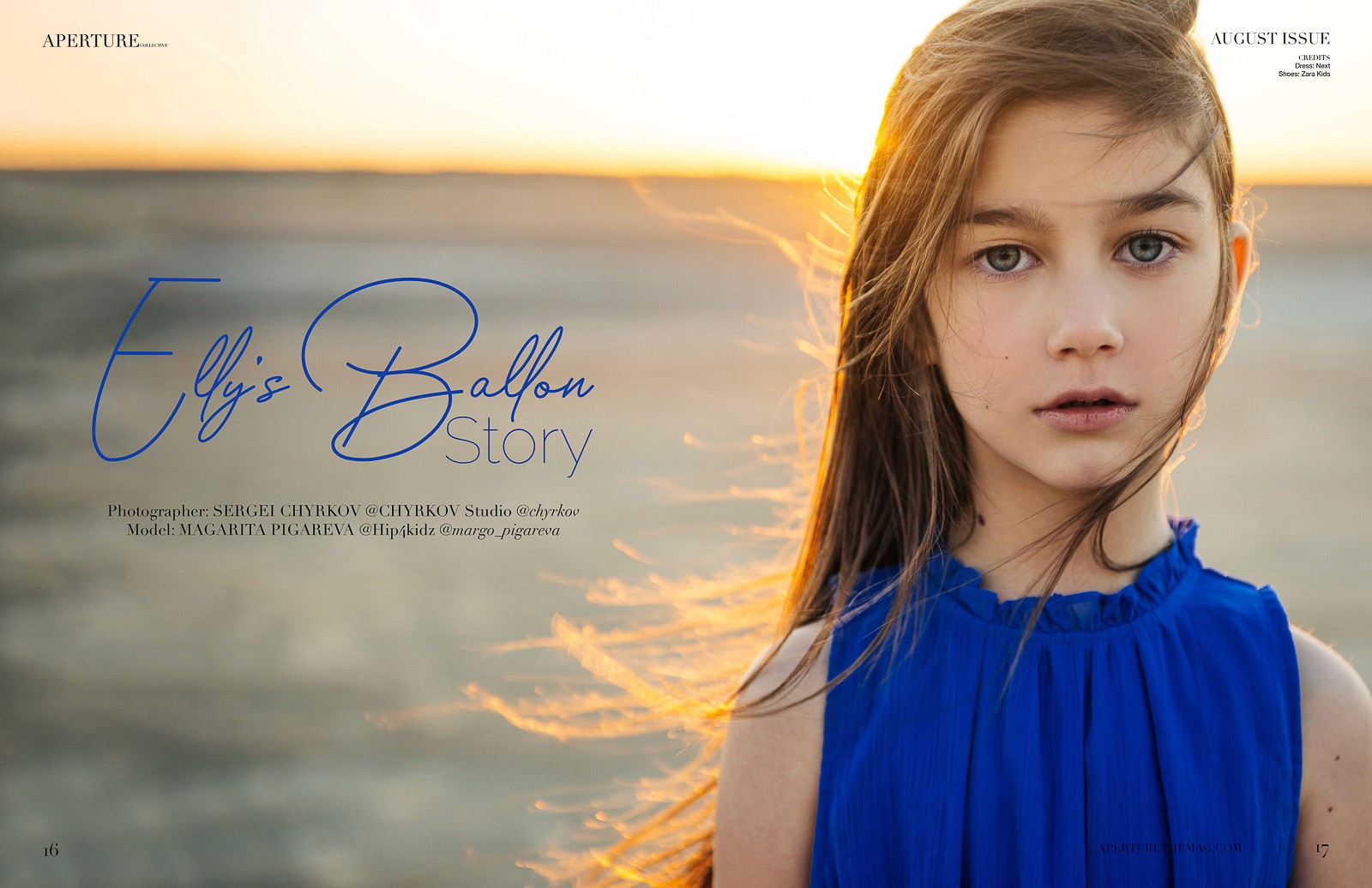 Elly's Ballon Story editorial for Aperture Collective by photographer Sergei Chyrkov