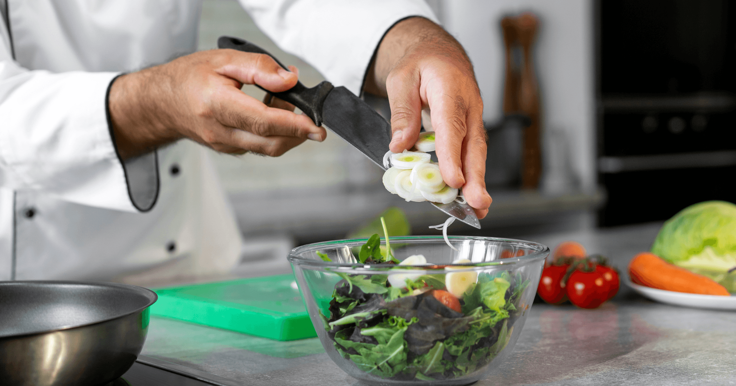 Chef preparing his special