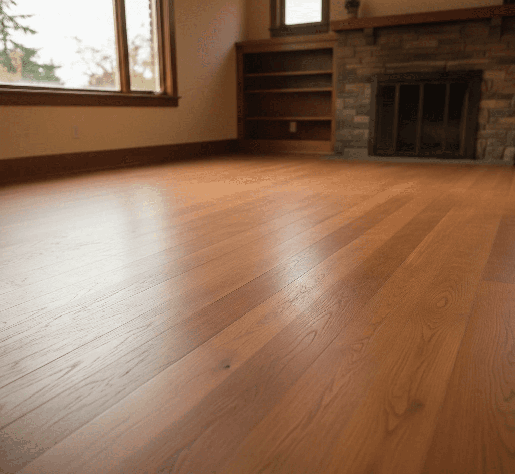 preped hardwood floor