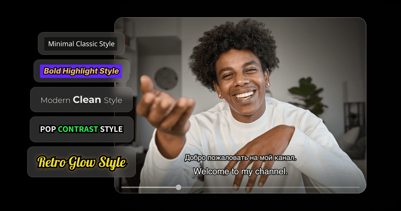 AI video dubbing by Vozo with voice cloning and lip sync technology