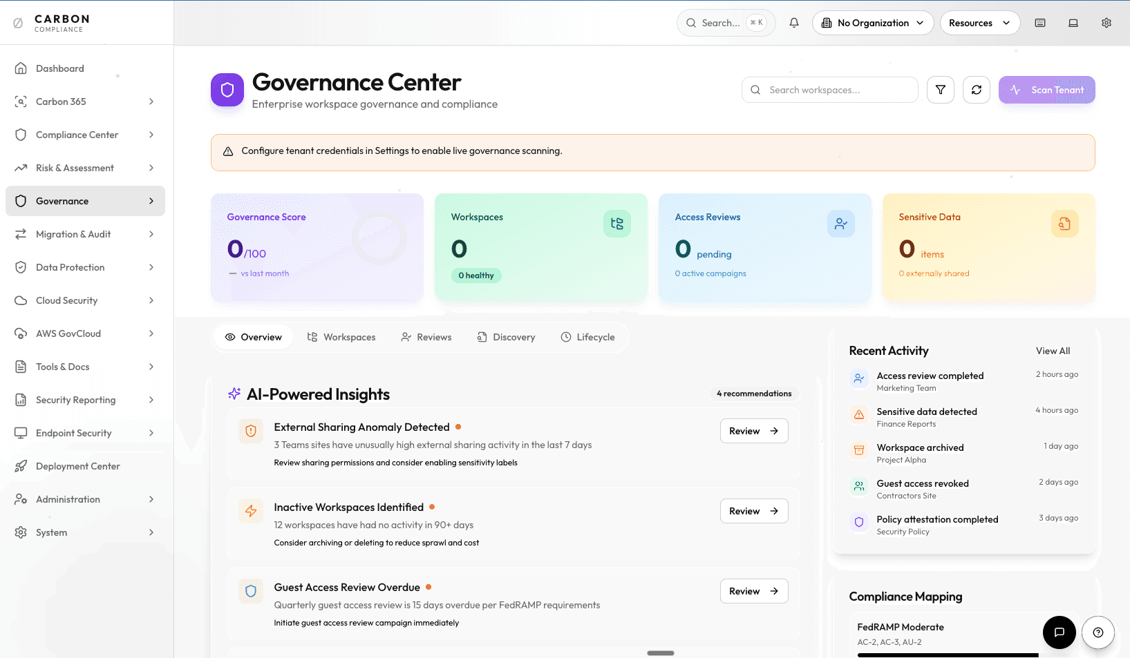 Expand across frameworks, teams and cloud environments without rebuilding processes