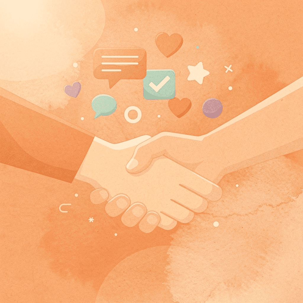 Handshake scene representing enterprise SEO agency partnership