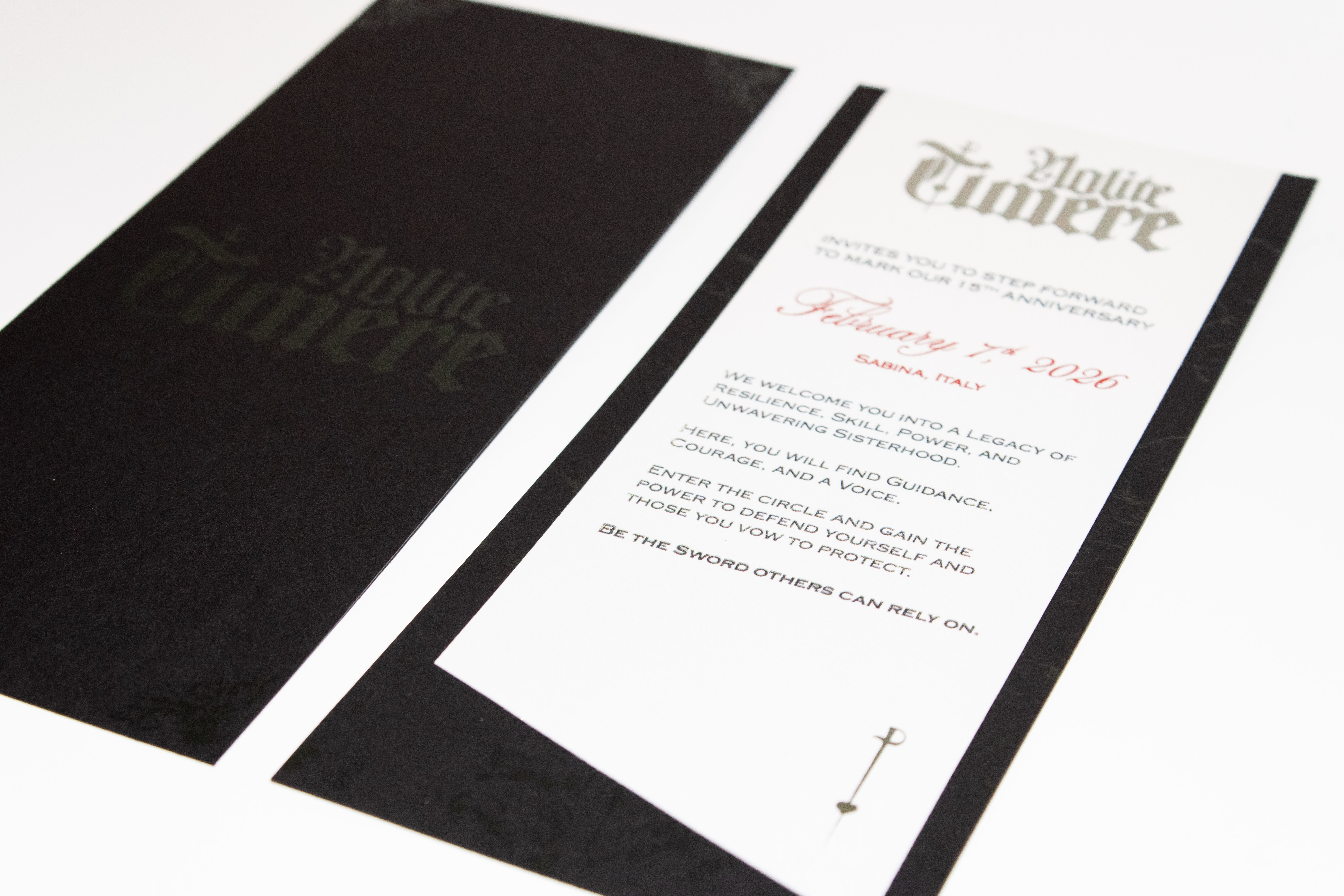 close up shot of save-the-date