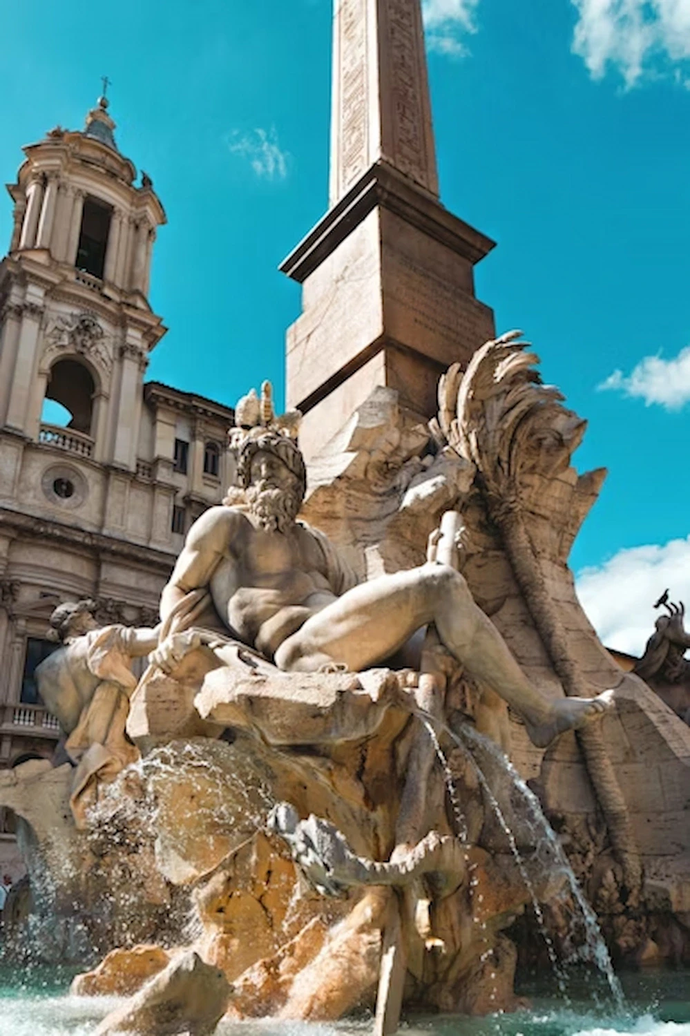 Fontana dei Quattro Fiumi a Piazza Navona, Roma