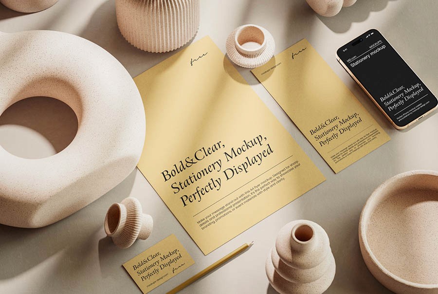 stationery mockup