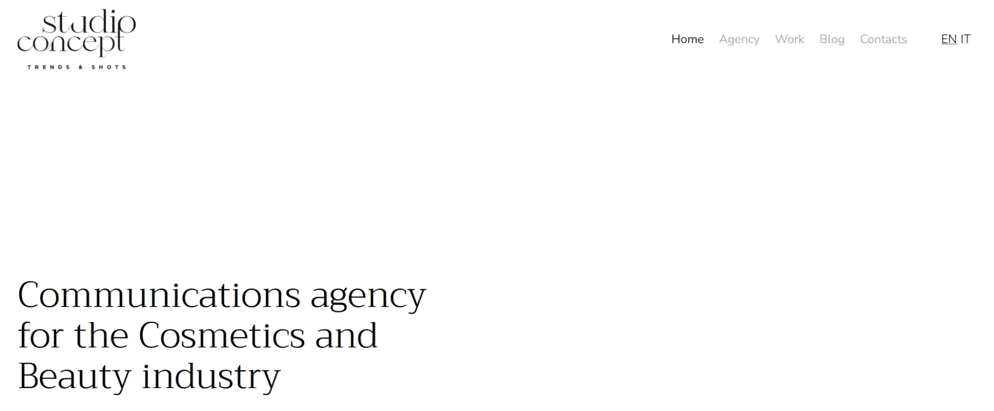 Beauty Marketing Agency - Studio Concept