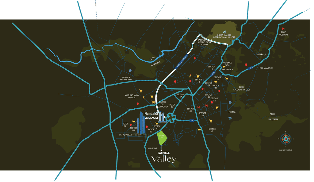 Ganga Valley Location