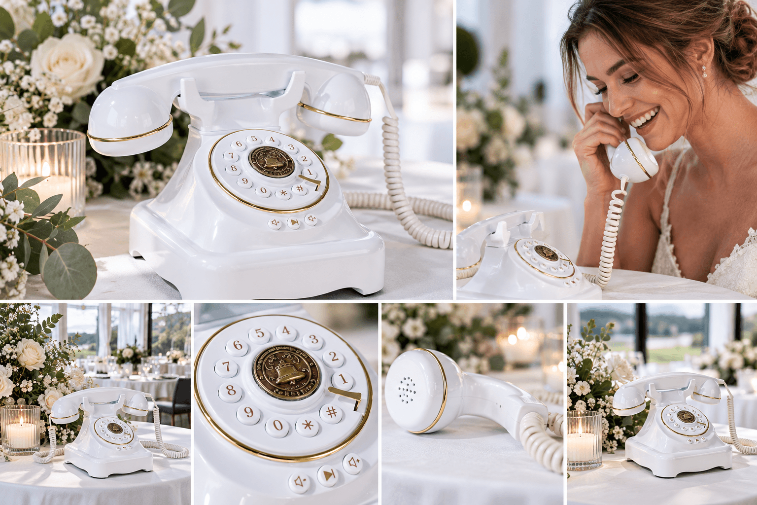 Audio-Gästebuch auf der Hochzeitstafel