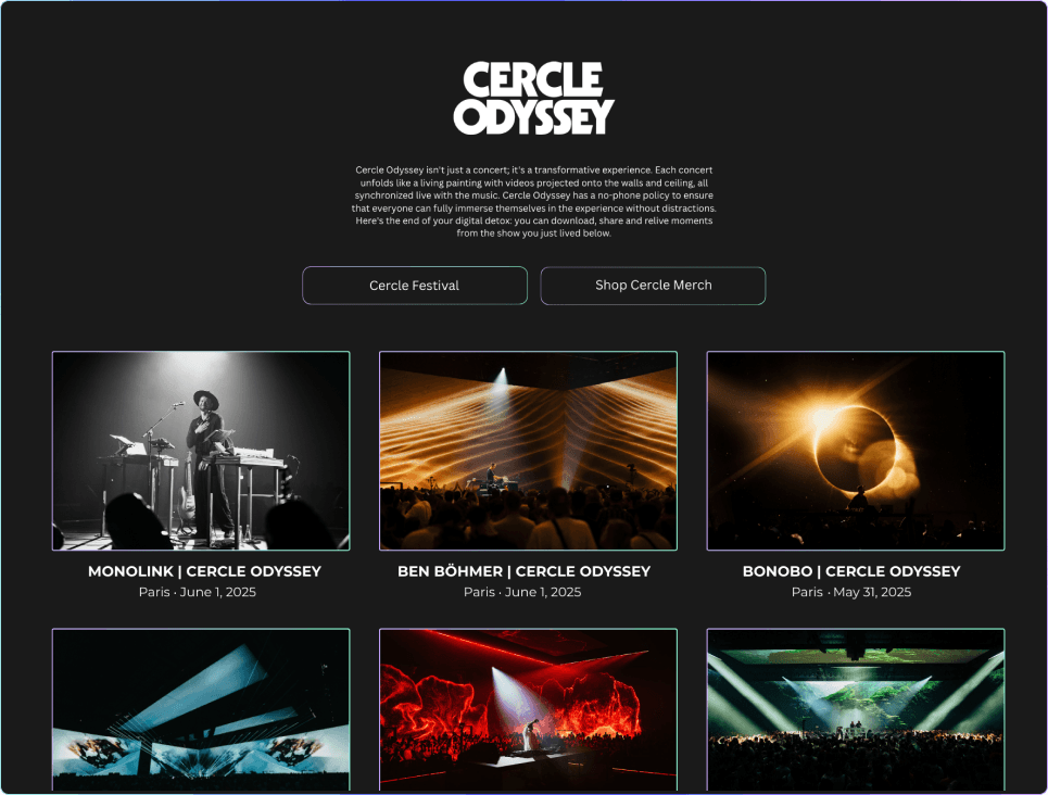 Drop Highlight profile page