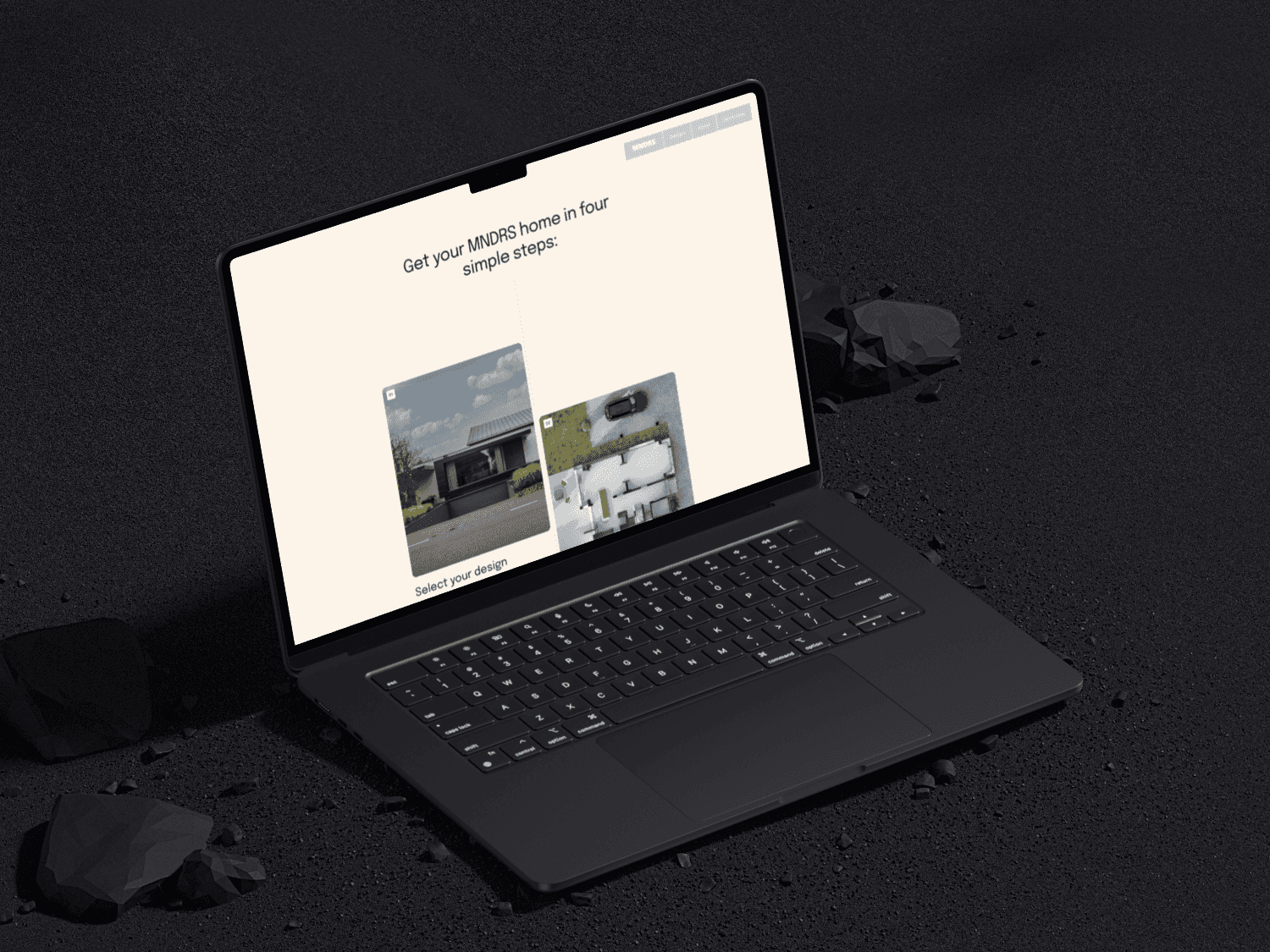 Mockup of the Framer Website built for a professional architecturer from Netherlands by Pavlo Zhydkykh