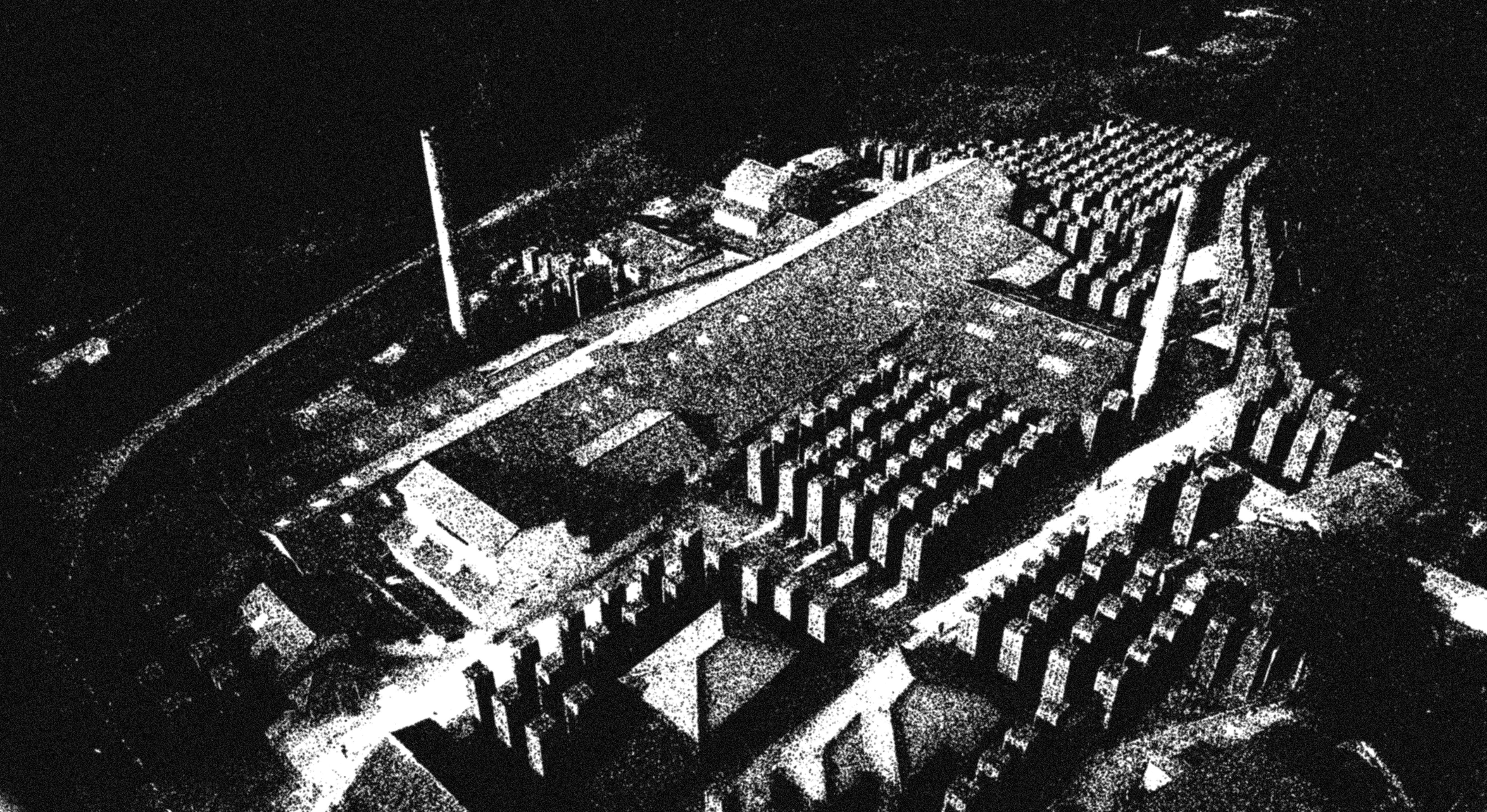 밀양 고려연와 역사 항공사진 1930년 