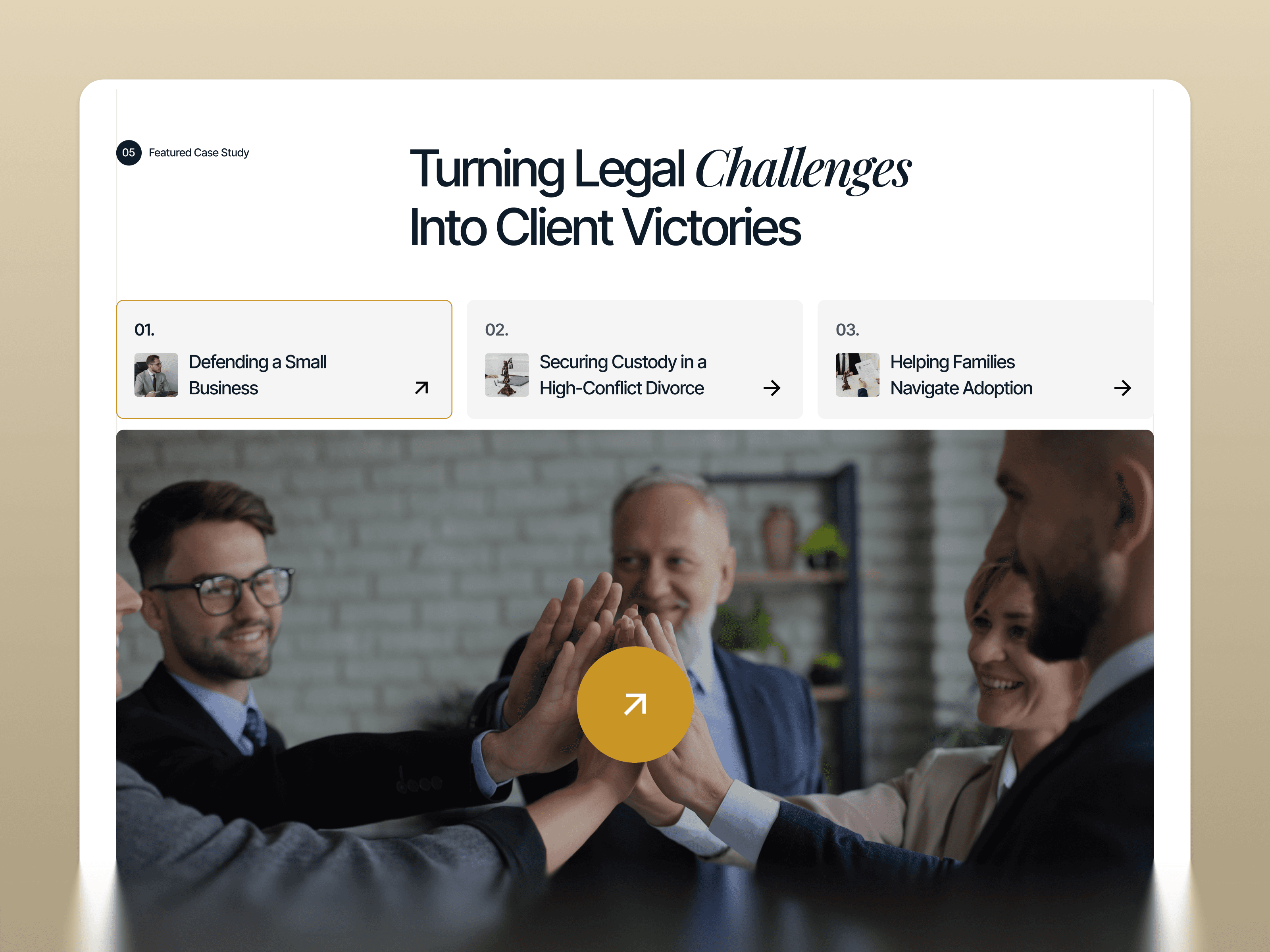 framer law template