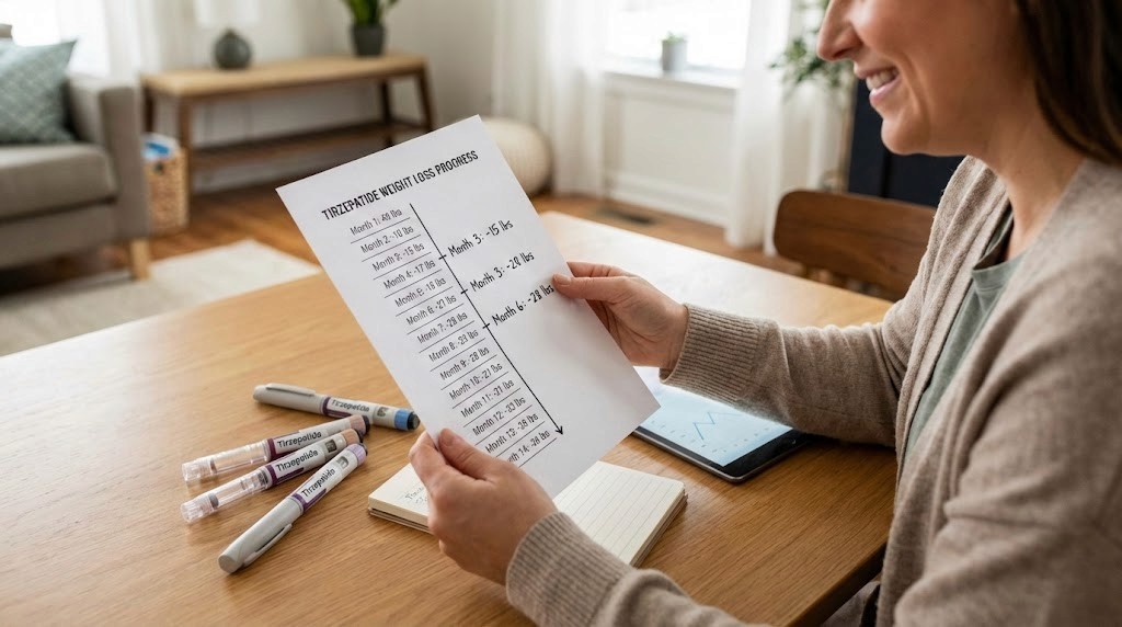 Tirzepatide weight loss timeline