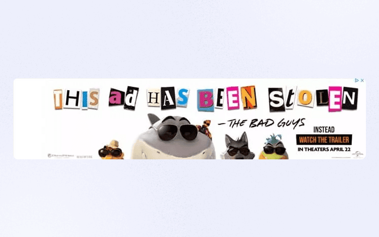 Dreamworks Banner Ad
