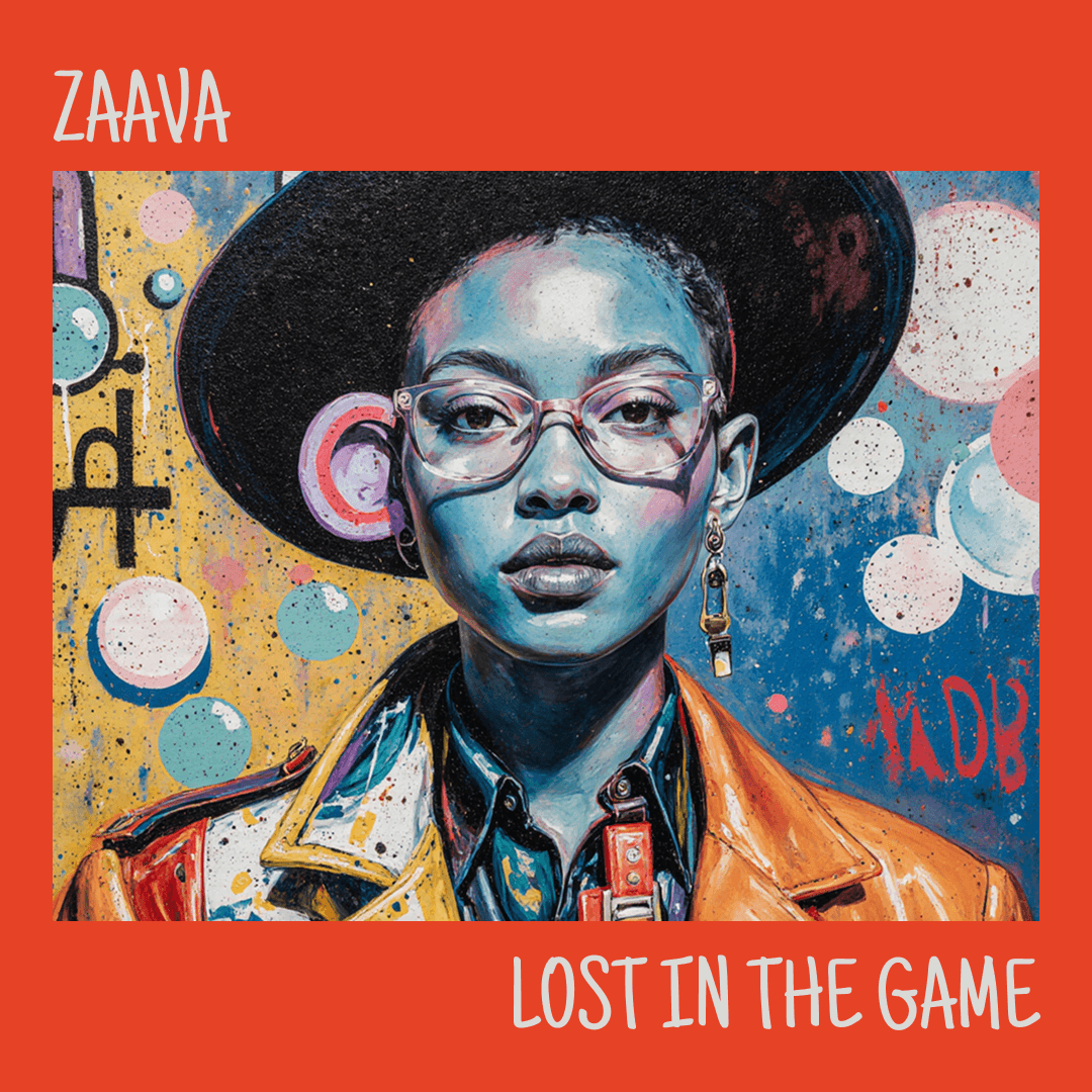 album cover for zaava - lost in the game