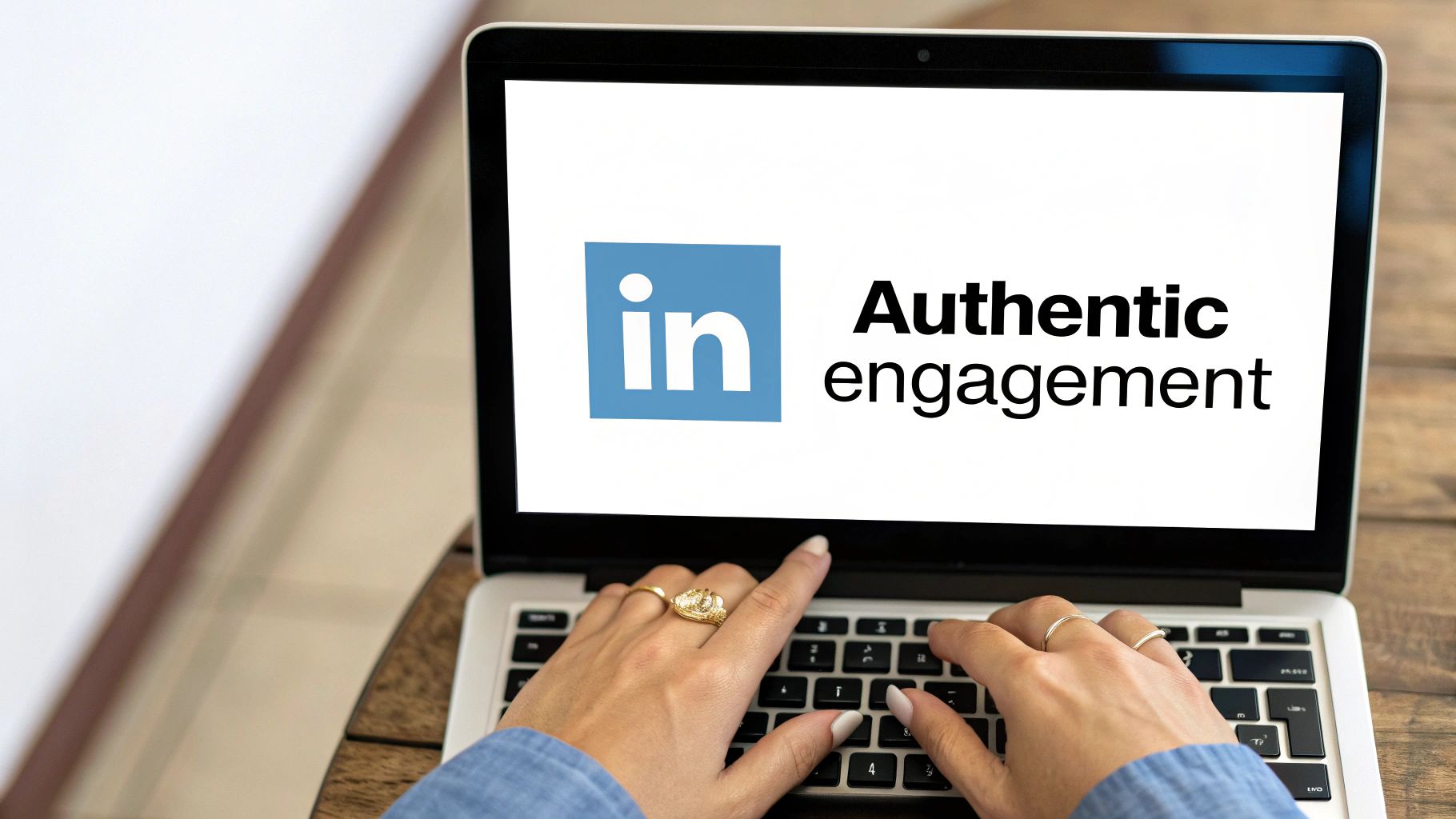 A group of professionals engaging in a conversation in a bright, modern office setting.