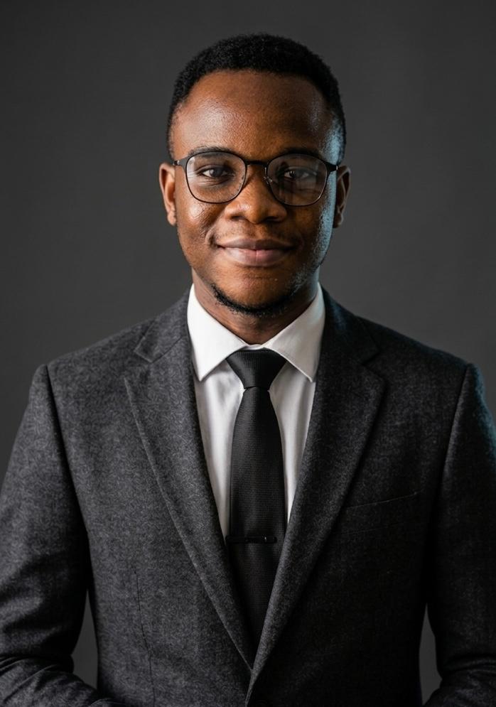 Portrait of portfolio creator – front view