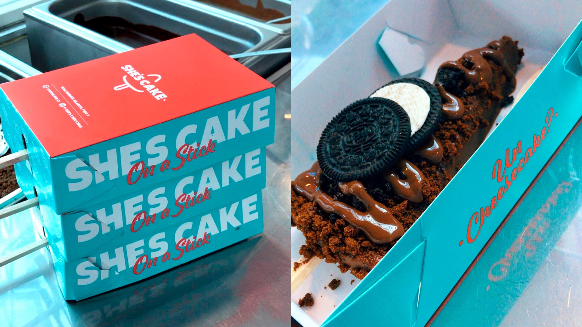 Logotipo She’s Cake, ejemplo de diseño de marca juvenil e innovadora creado en Chile