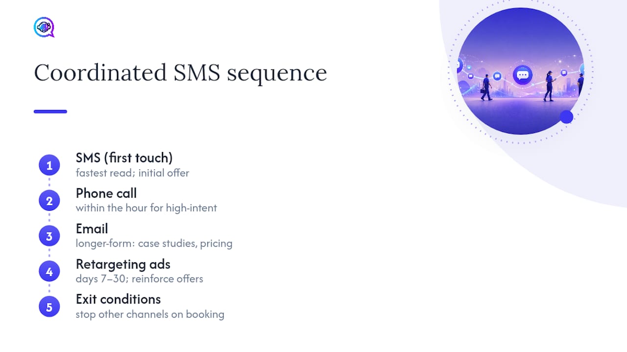 Multi-channel lead follow-up sequence