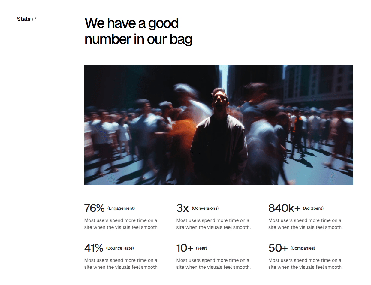 Framer Stats Component