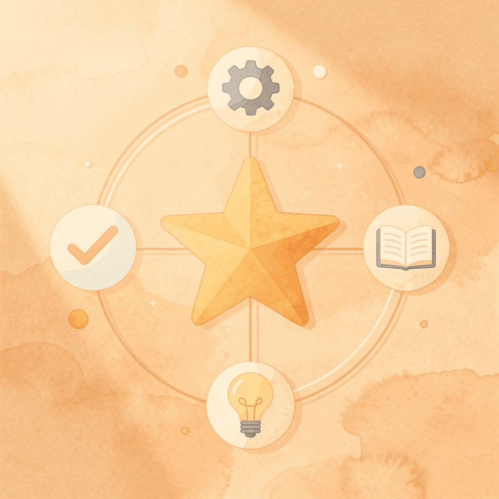 Hub diagram showing search at center connected to AI platforms and traditional search engines