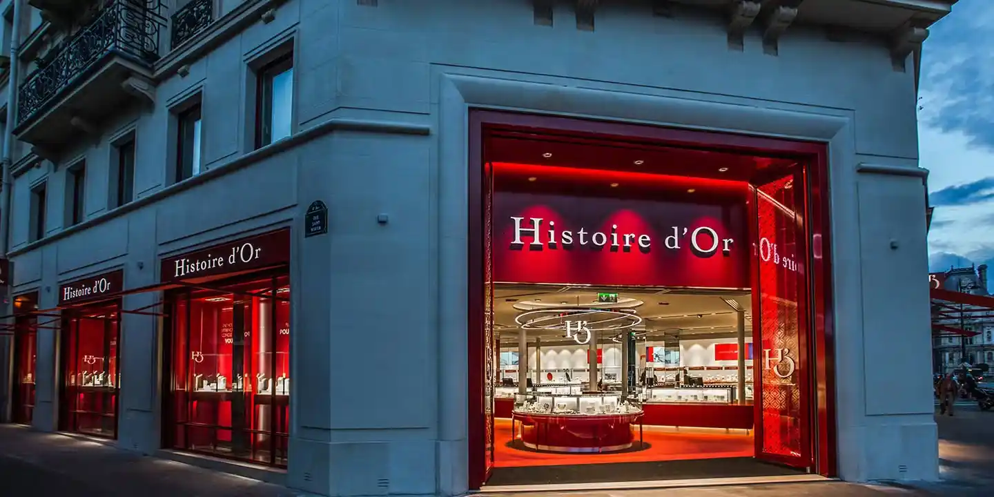 vue extérieur boutique histoire d'or