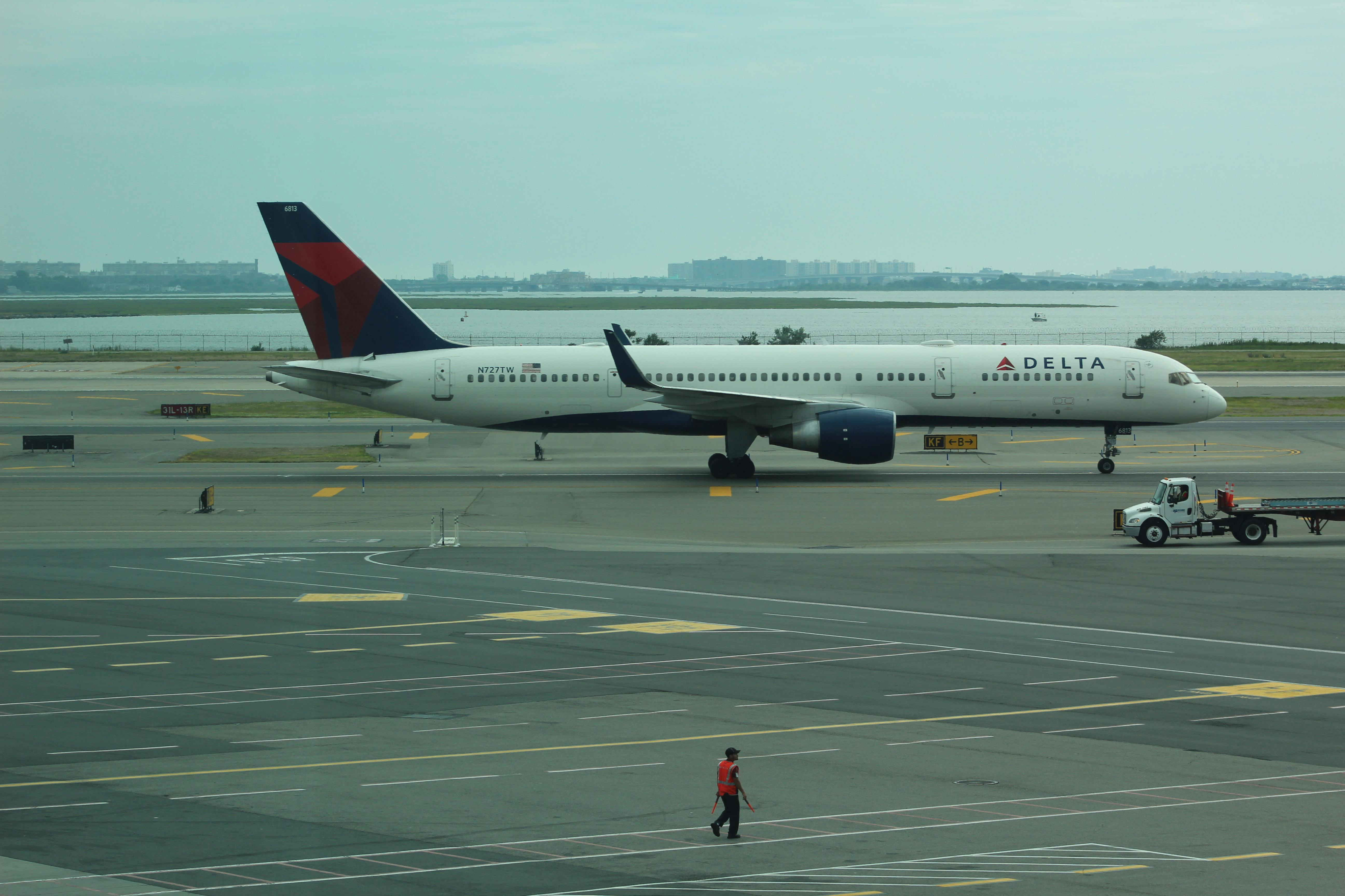 An Airplane at JFK Airport