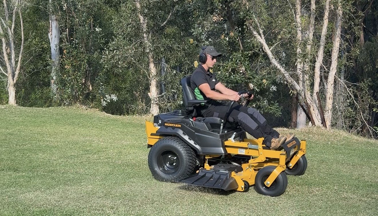 Acreage lawn mowing completed large residential property Gold Coast hinterland by Hepburn Property Maintenance