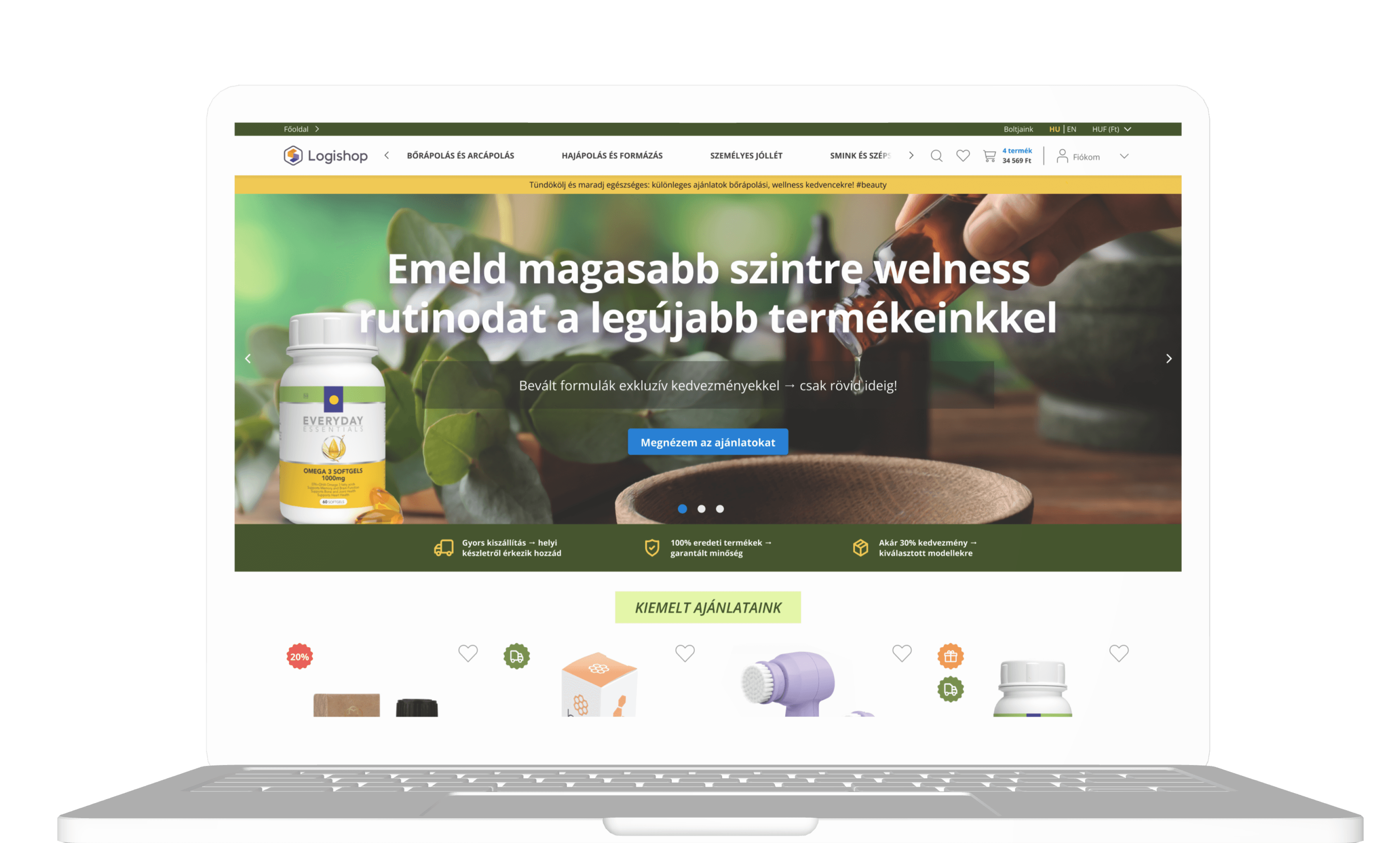 Logishop - egészségügyi termékek webshop