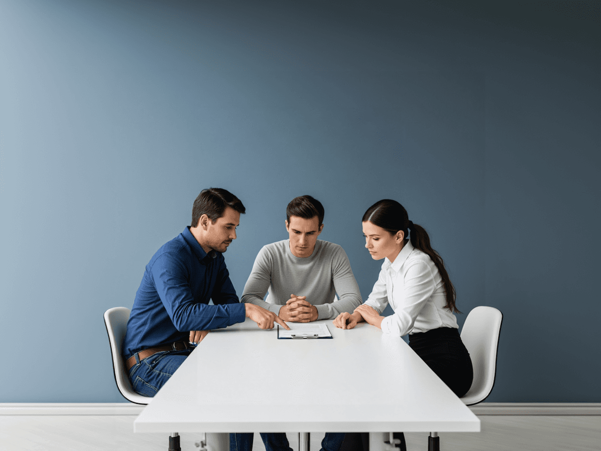 Image of team discussion