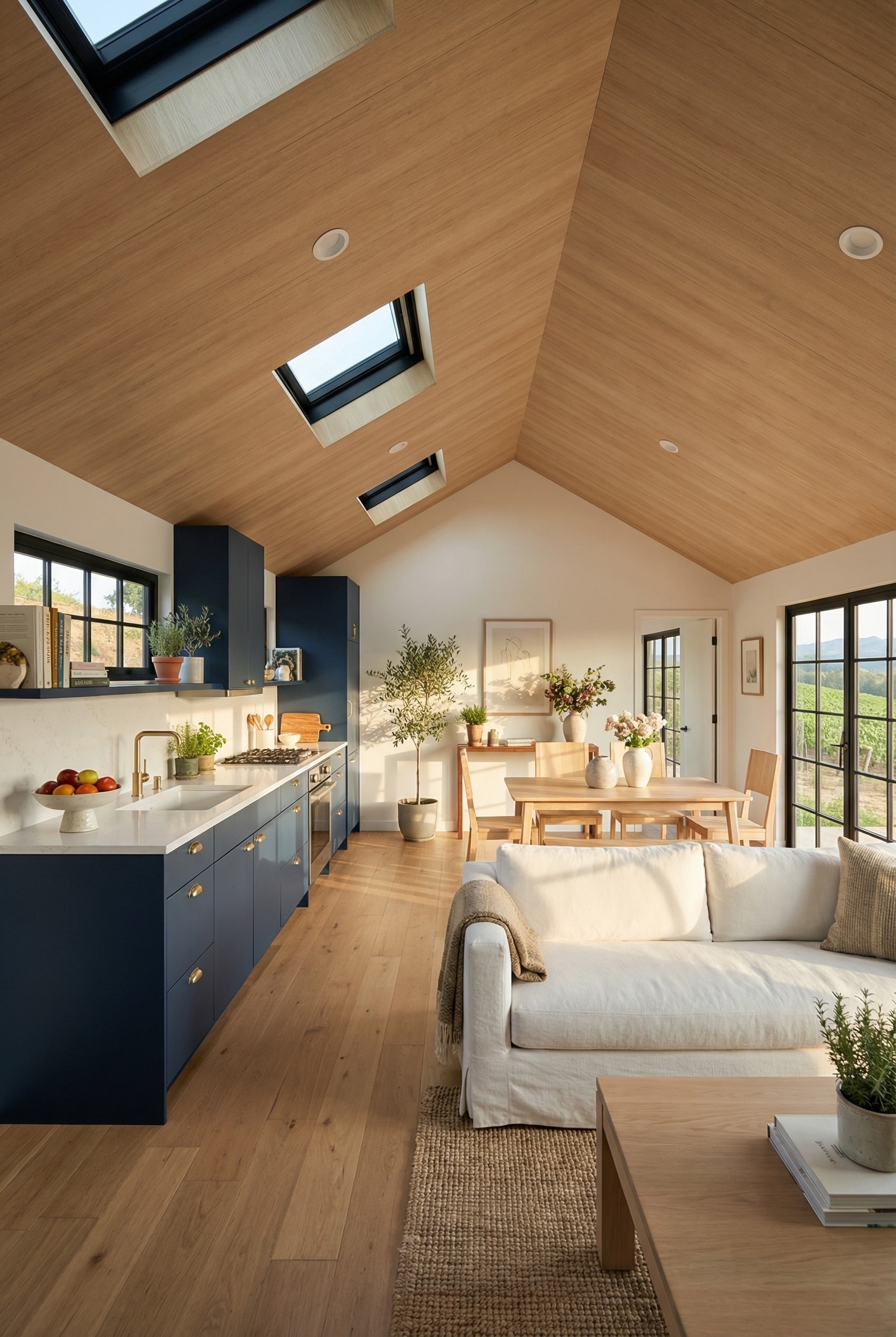 Country Farmhouse Interior Rendering