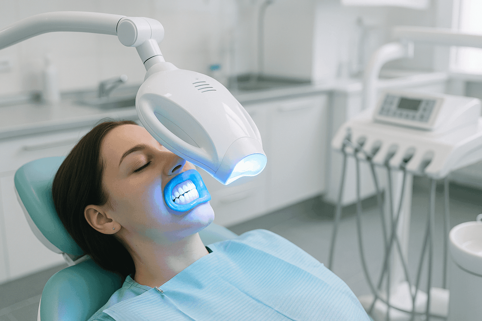 Dental Checking with laser equipment