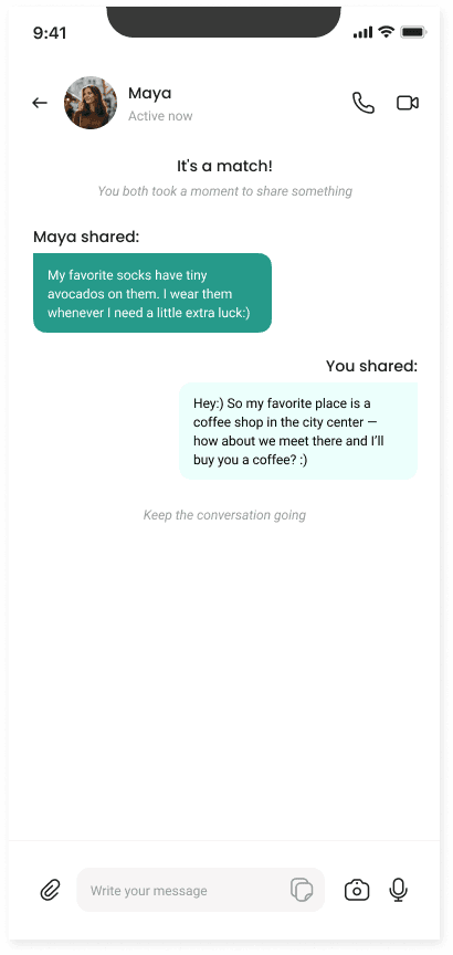 App screen