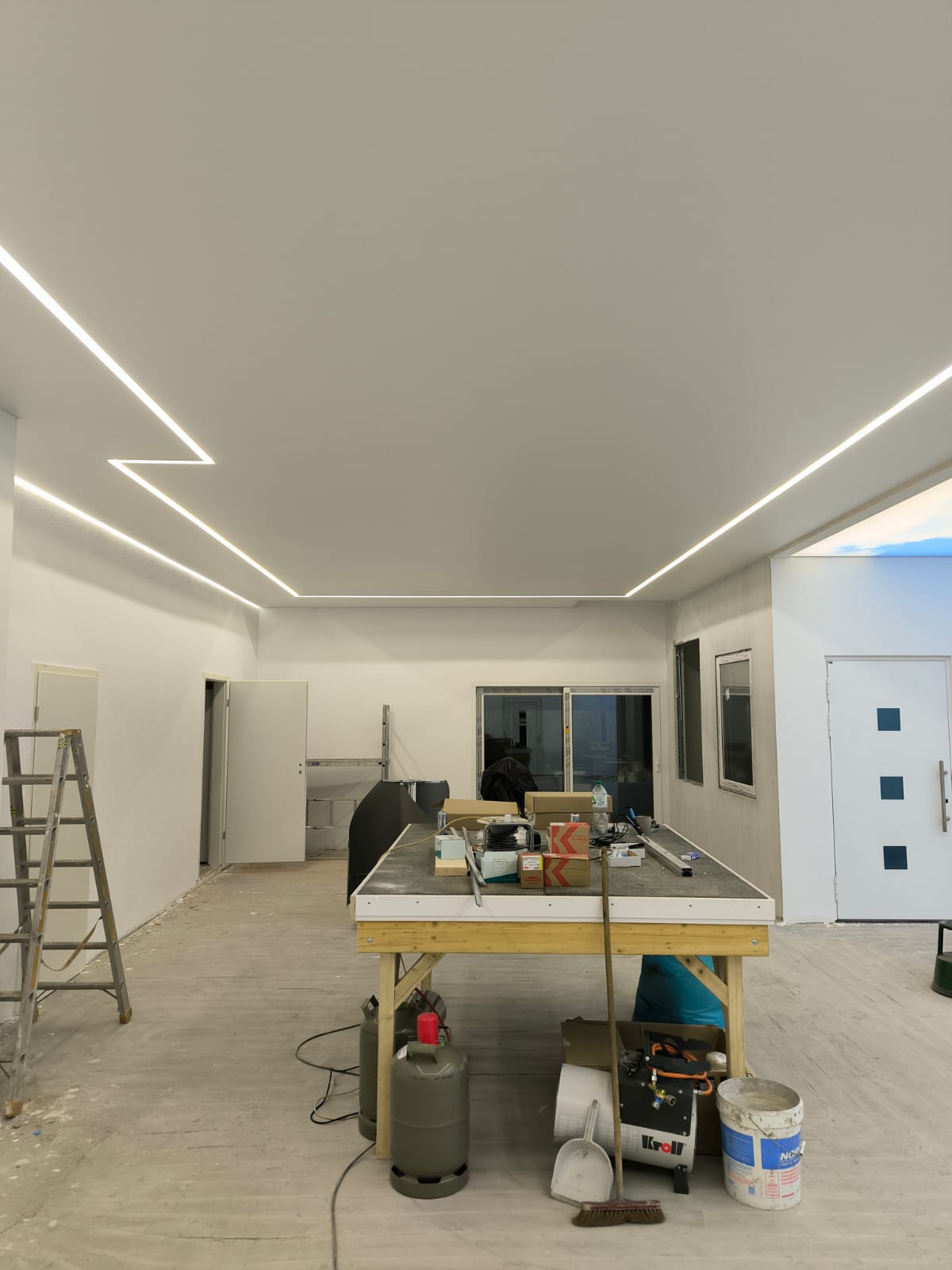 Soanndecke und Lichtdecken