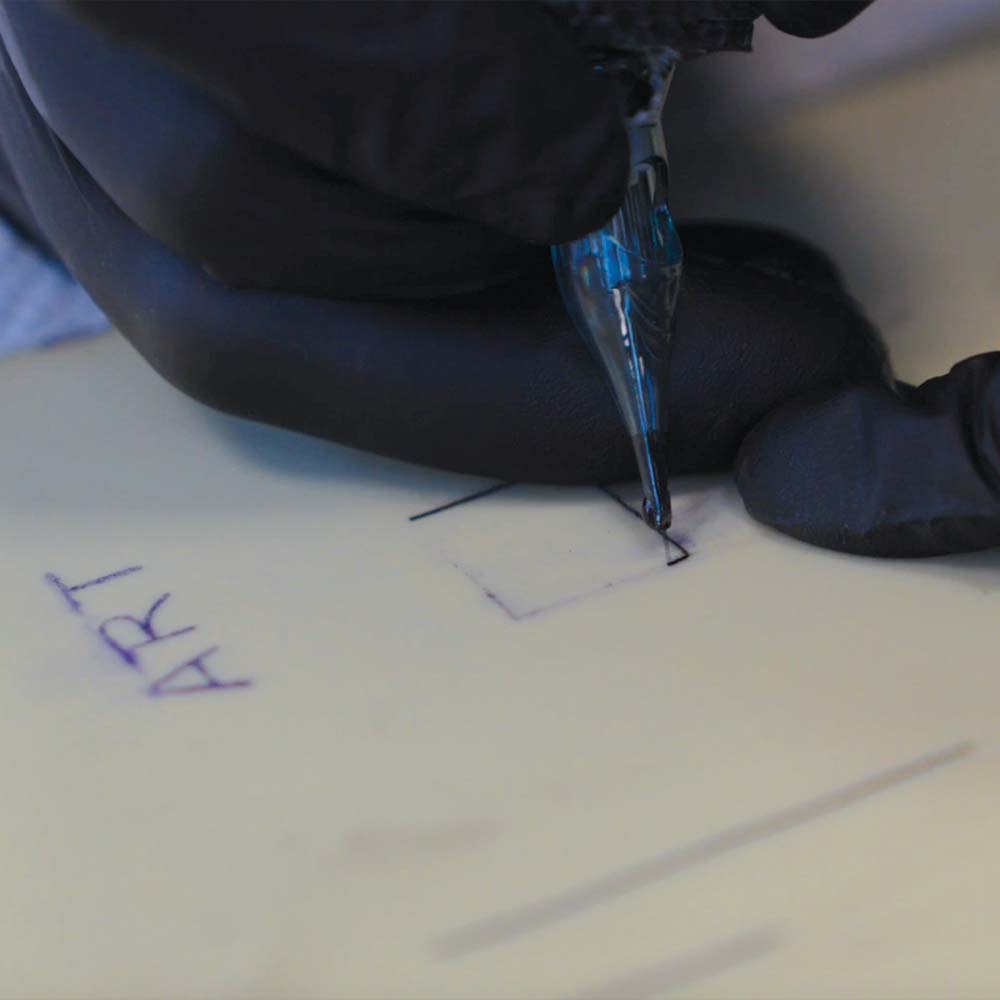 Pierwsze ćwiczenia i przygotowanie wzoru